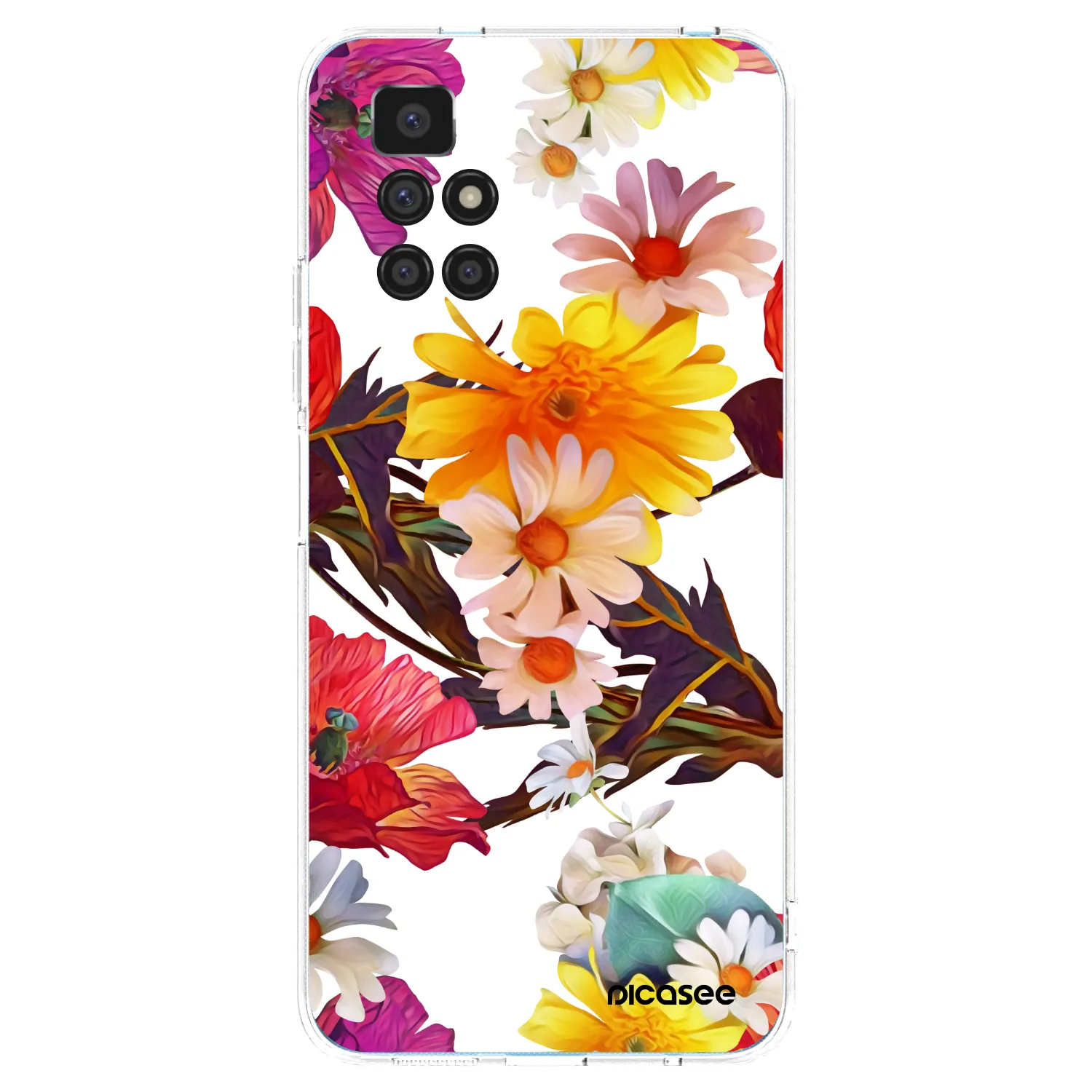 Picasee silikonový průhledný obal pro Xiaomi Redmi 10 - Meadow