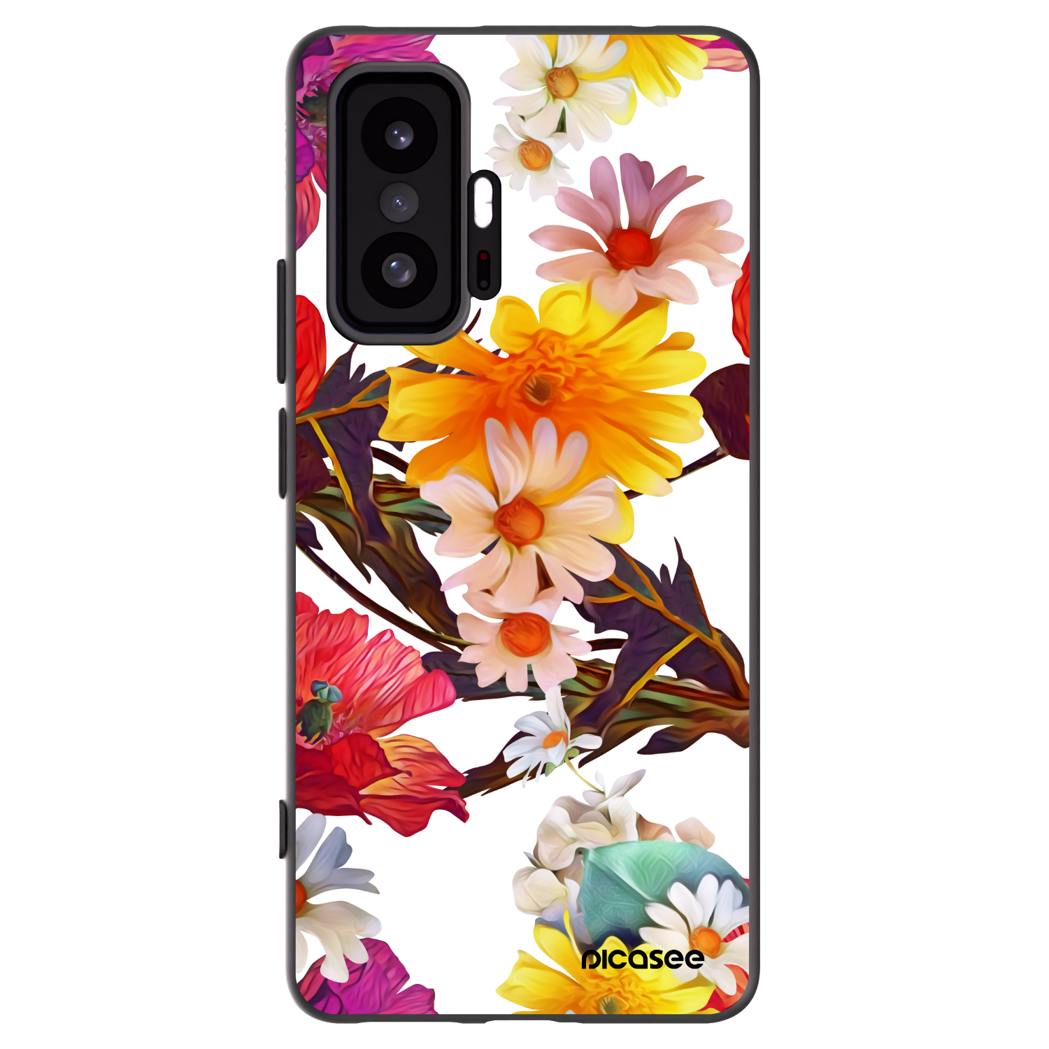 Picasee silikonový černý obal pro Xiaomi 11T Pro - Meadow