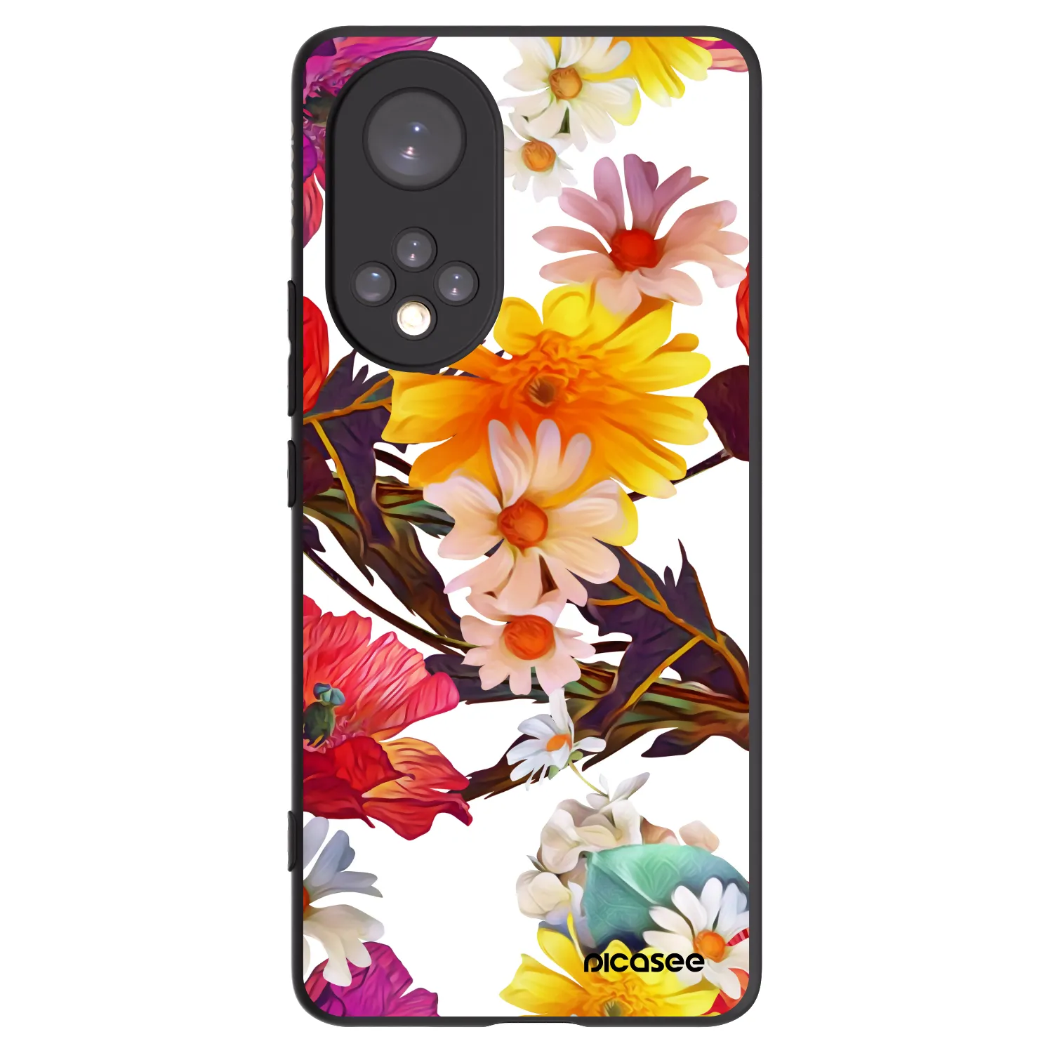 Picasee silikonový černý obal pro Honor 50 5G - Meadow