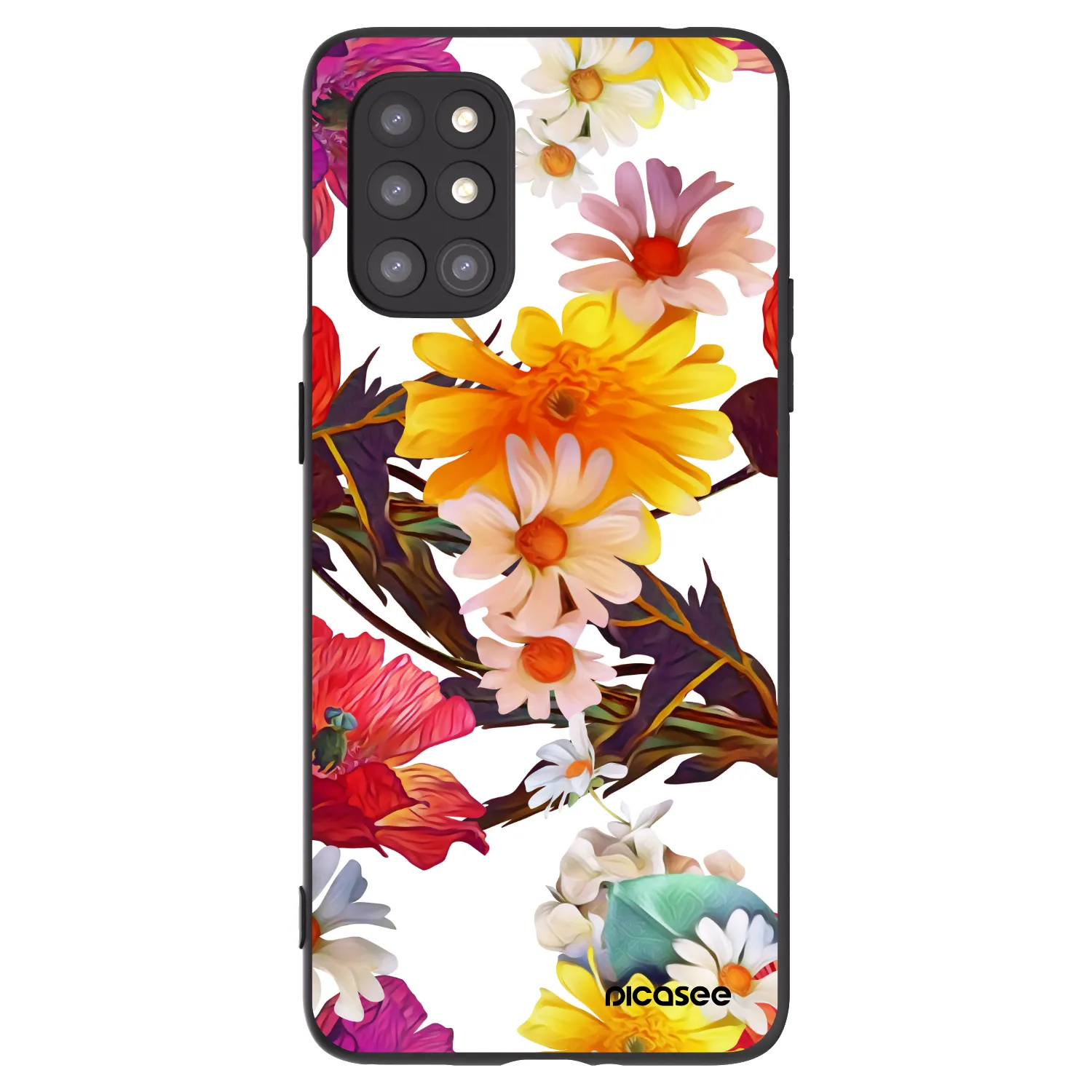 Picasee silikonový černý obal pro OnePlus 8T - Meadow