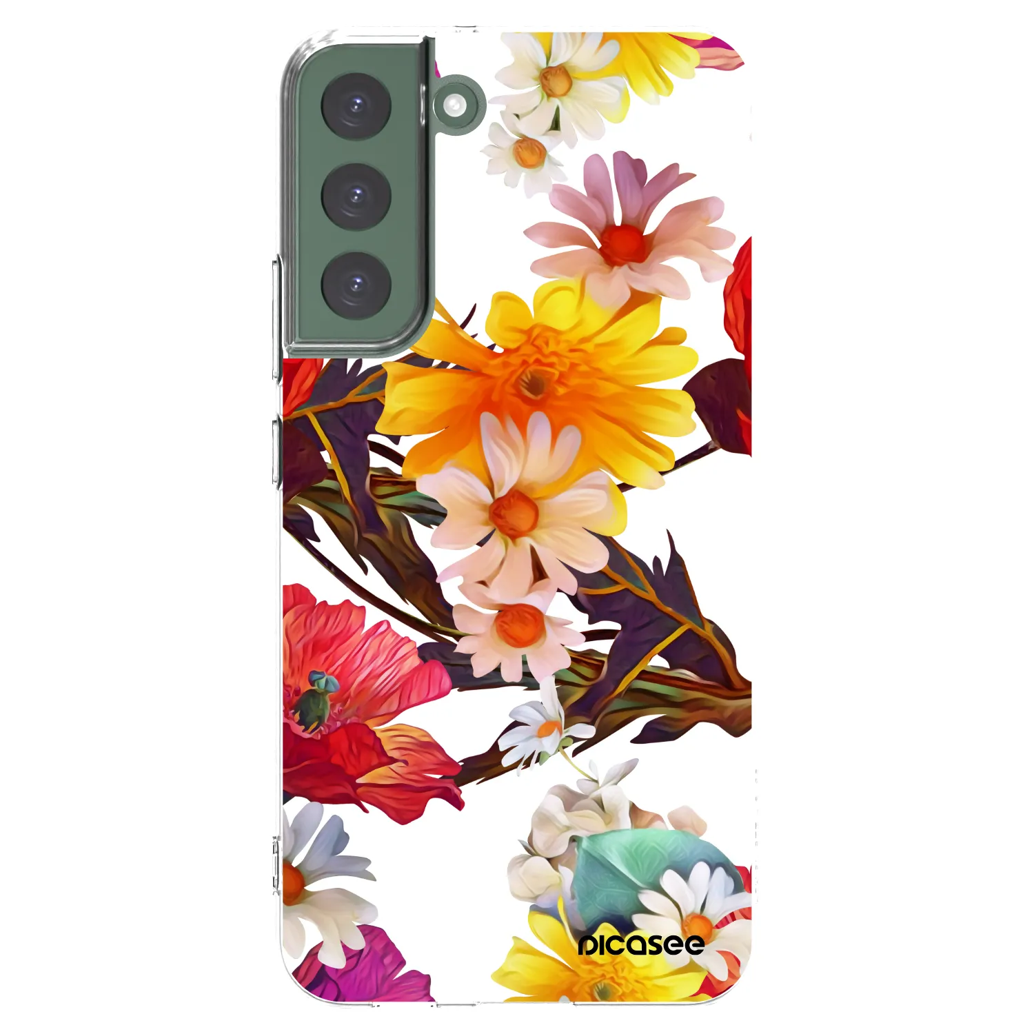 Picasee silikonový průhledný obal pro Samsung Galaxy S22+ 5G - Meadow