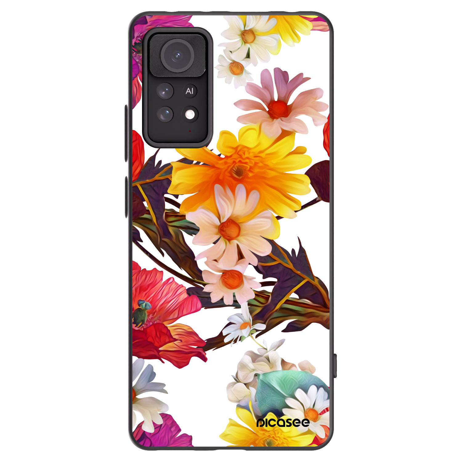 Picasee silikonový černý obal pro Xiaomi Redmi Note 11 Pro - Meadow