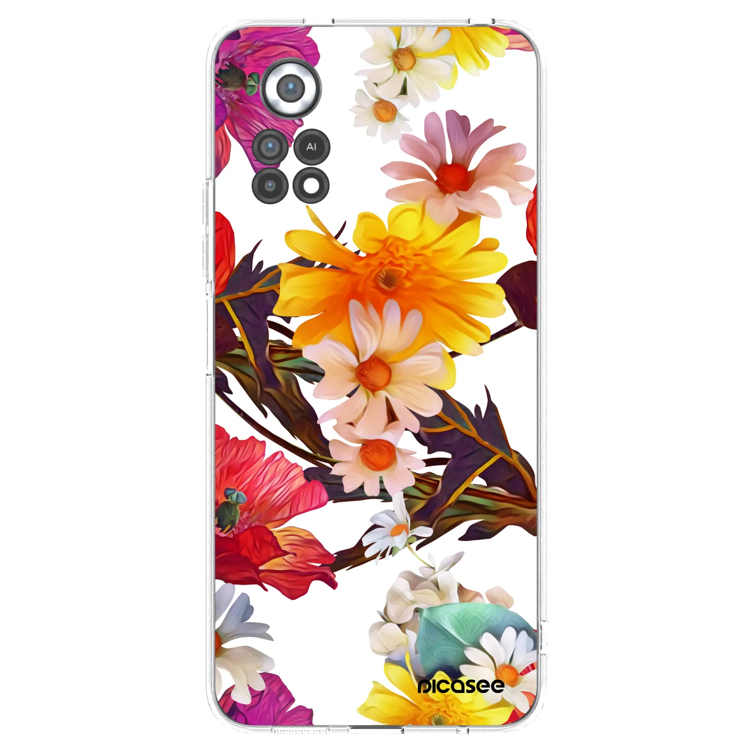 Picasee silikonový průhledný obal pro Xiaomi Poco X4 Pro 5G - Meadow
