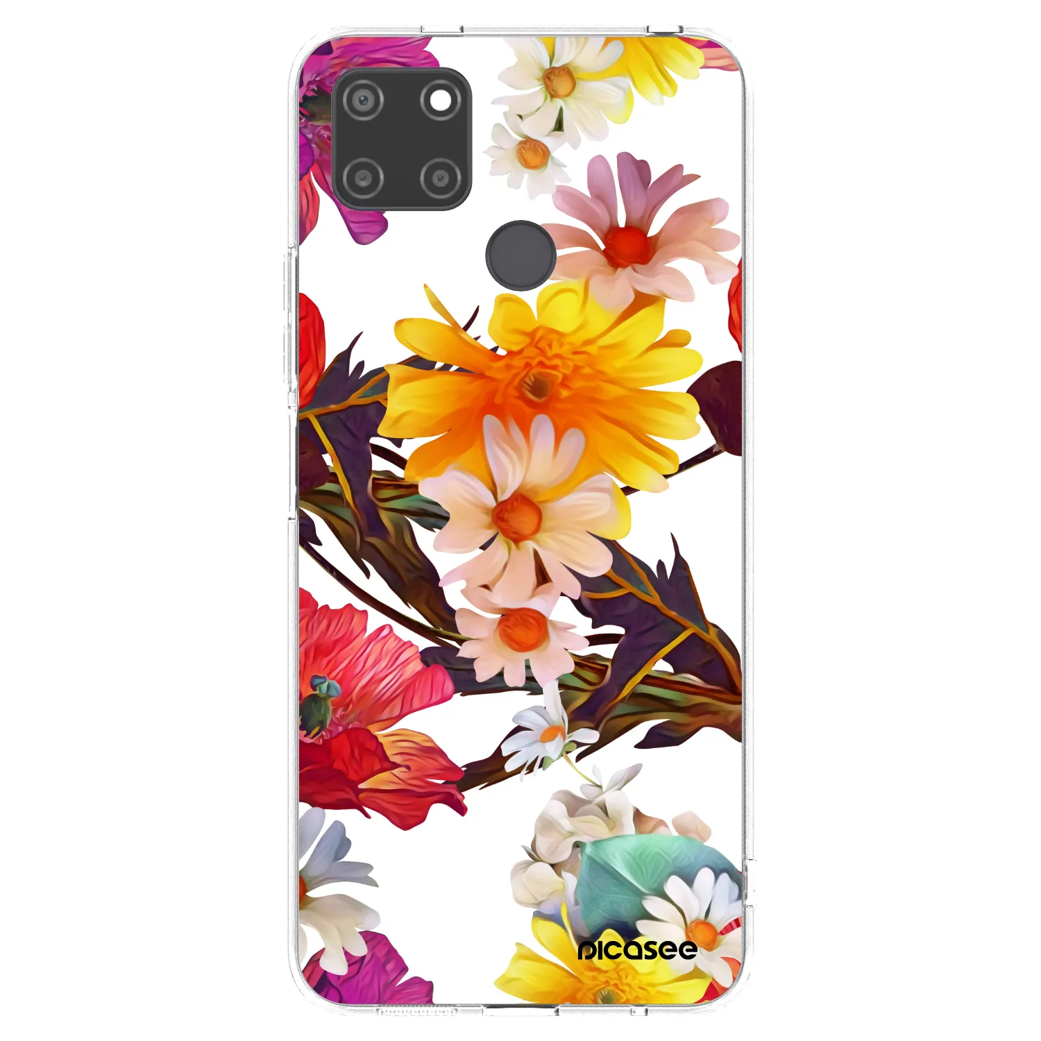 Picasee silikonový průhledný obal pro Realme C21Y - Meadow