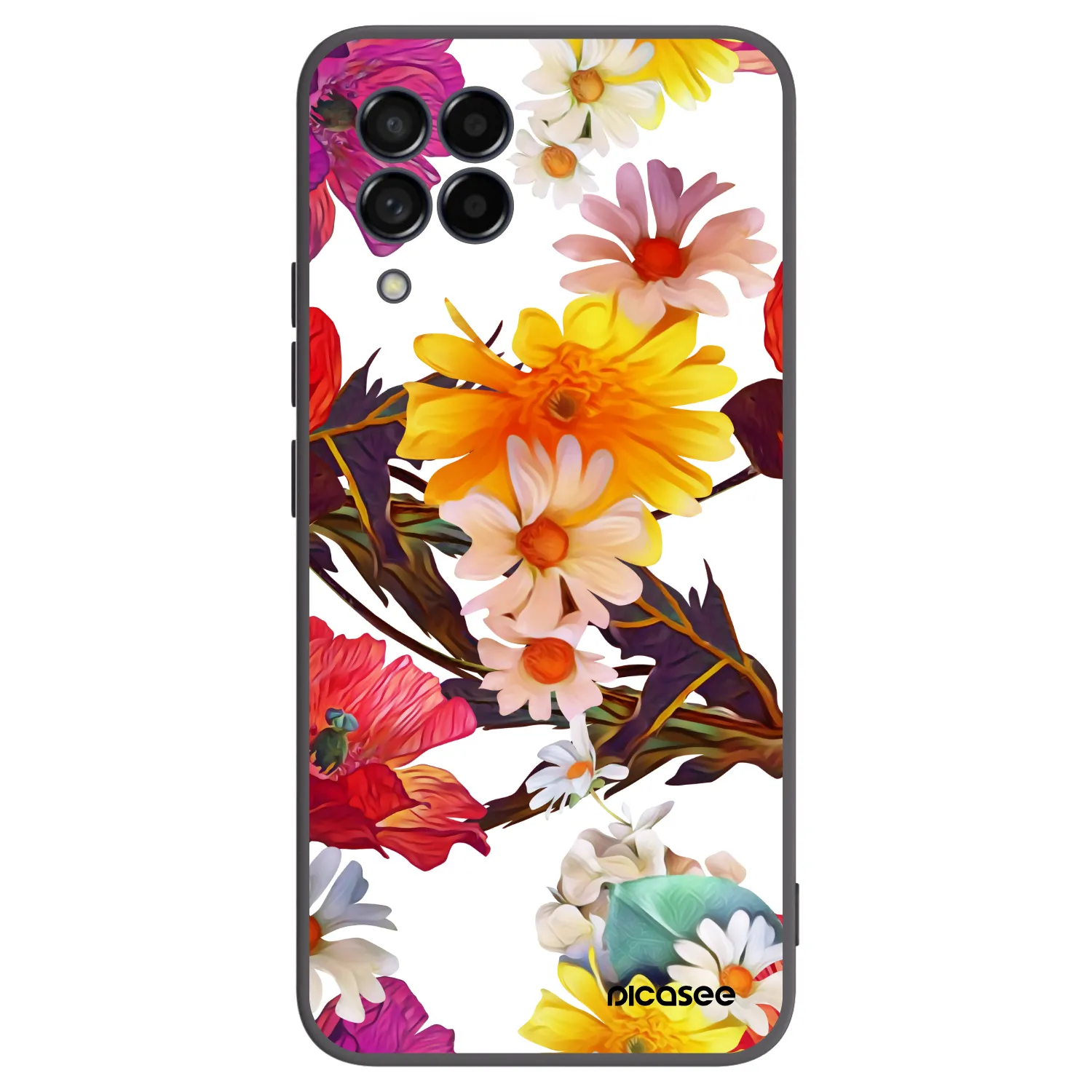 Picasee silikonový černý obal pro Samsung Galaxy M53 5G - Meadow