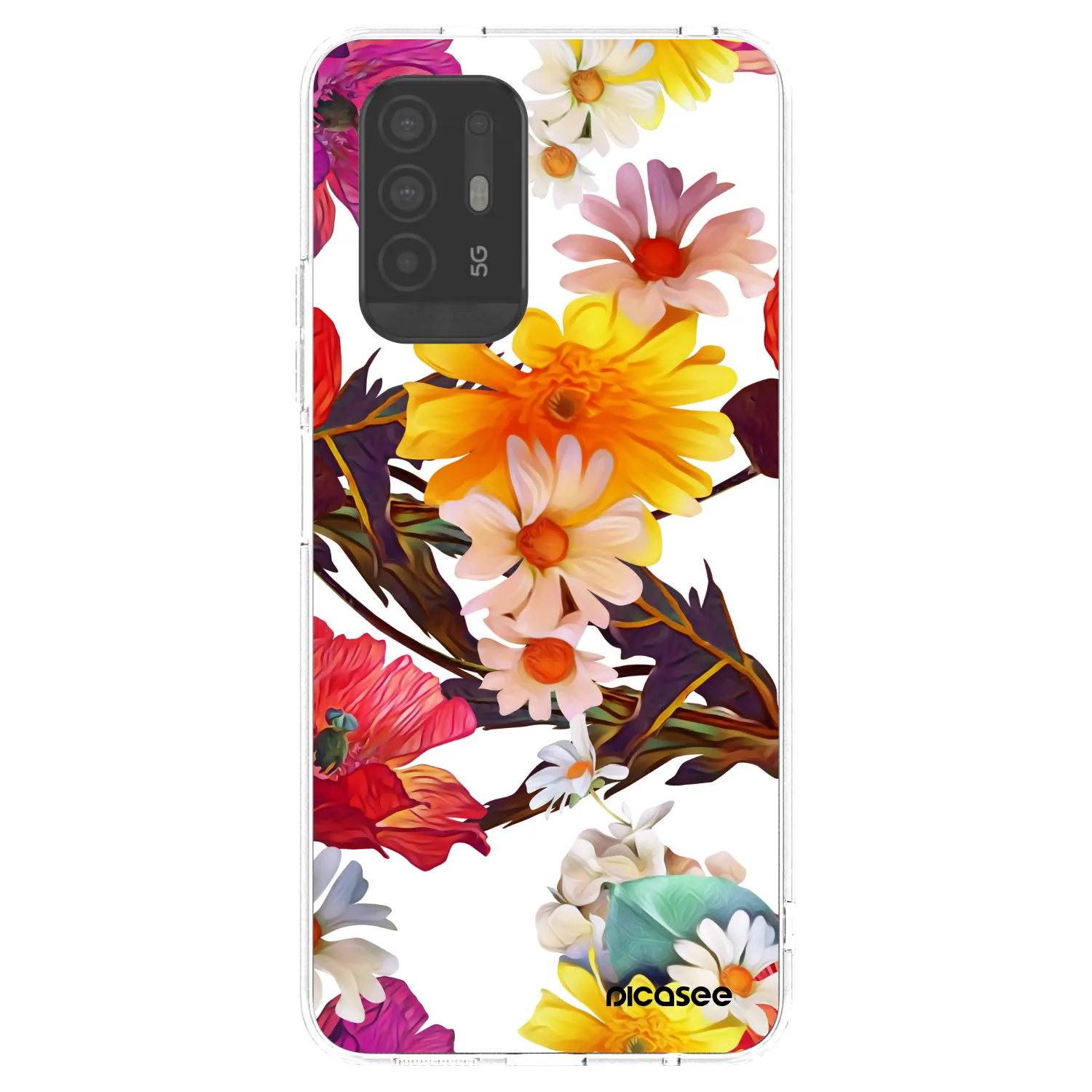 Picasee silikonový průhledný obal pro OPPO A94 5G - Meadow