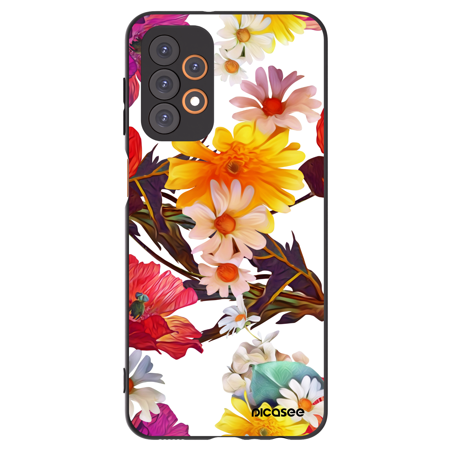 Picasee silikonový černý obal pro Samsung Galaxy A23 A236B 5G - Meadow