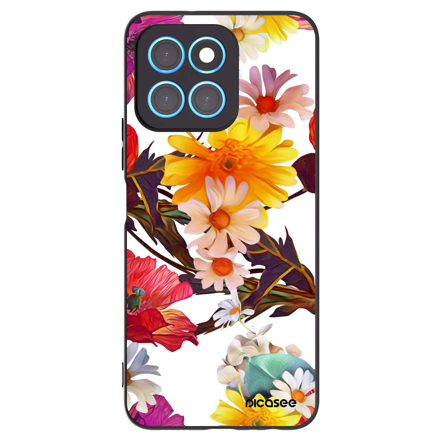 Picasee silikonový černý obal pro Honor X8 5G - Meadow