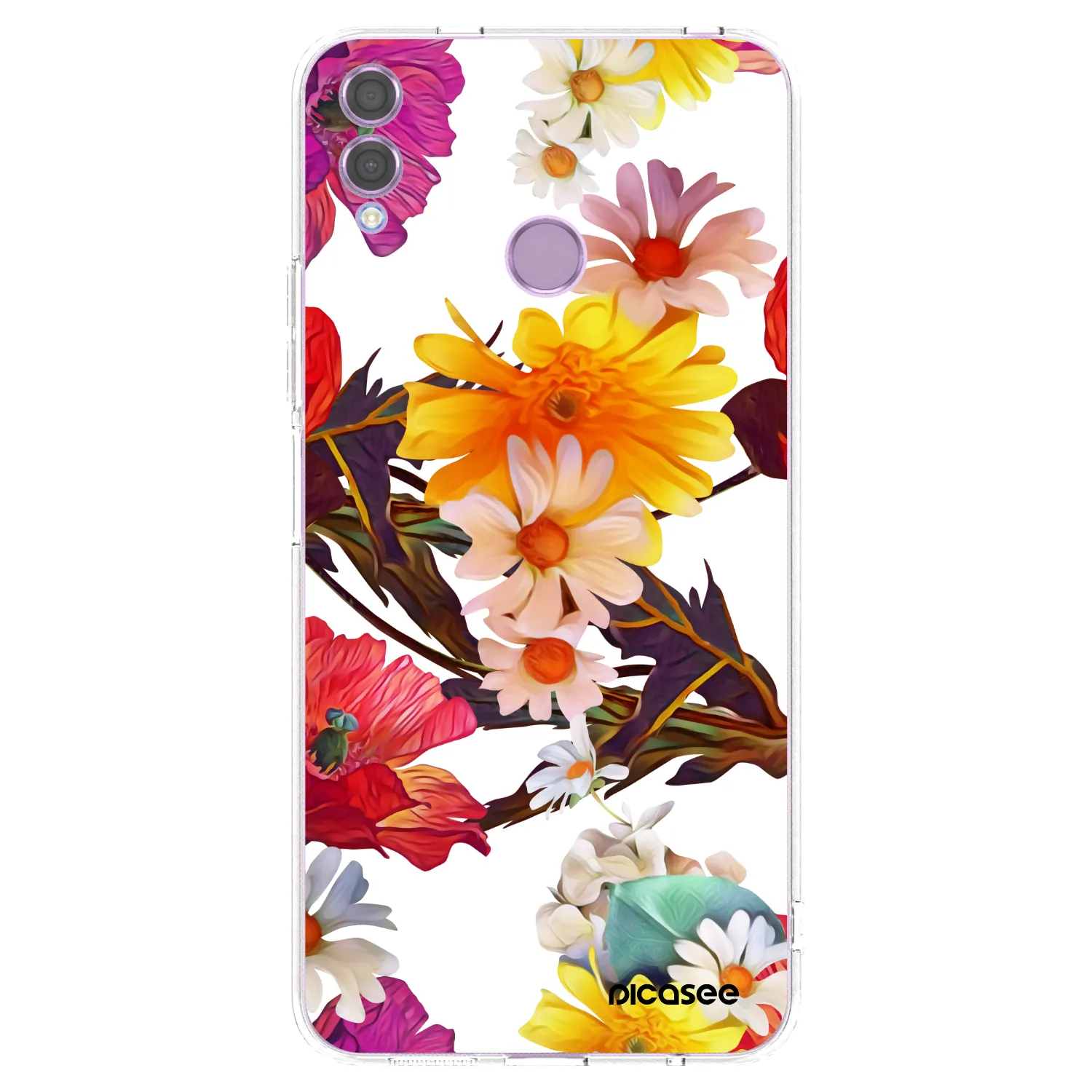 Picasee silikonový průhledný obal pro Honor 8X - Meadow
