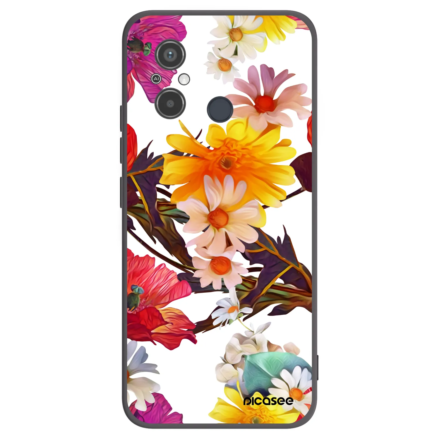 Picasee silikonový černý obal pro Xiaomi Redmi 12C - Meadow
