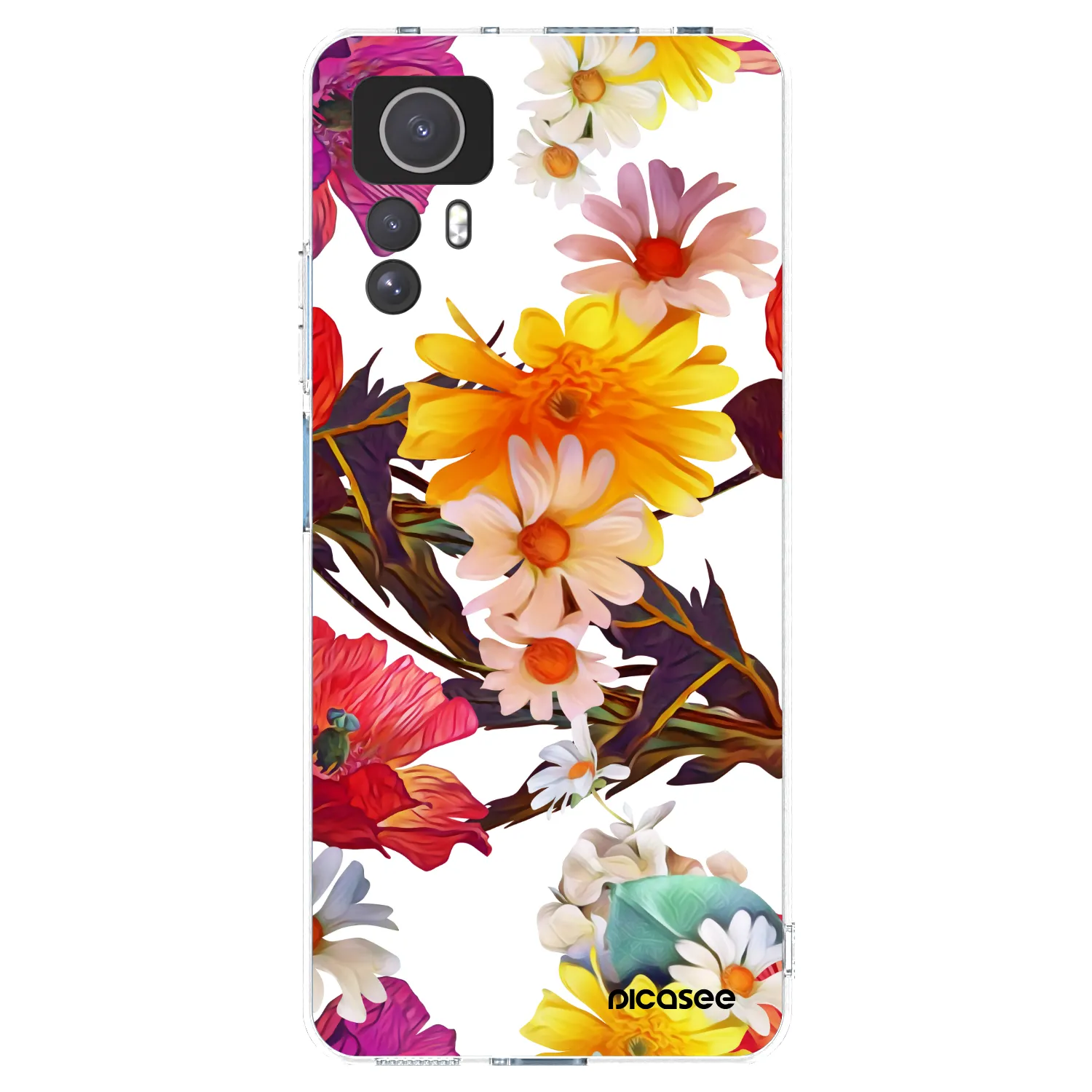 Picasee silikonový průhledný obal pro Xiaomi Redmi Note 12S - Meadow