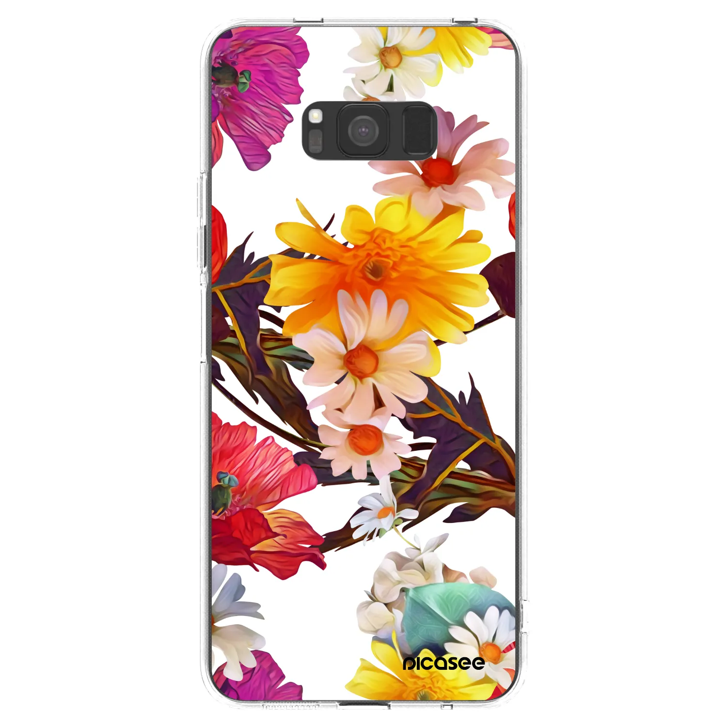 Picasee silikonový průhledný obal pro Samsung Galaxy S8 G950F - Meadow