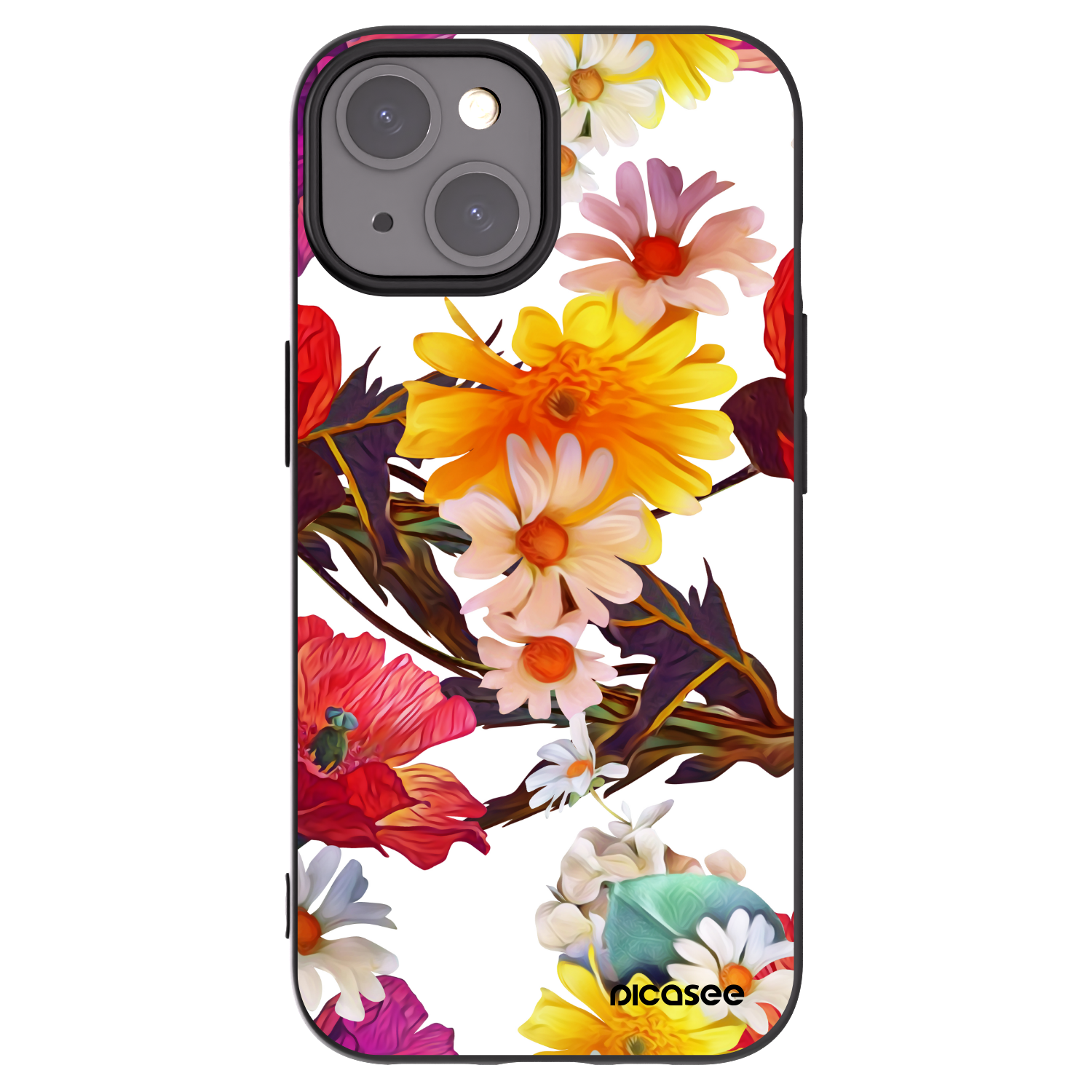 Picasee silikonový černý obal pro Apple iPhone 15 - Meadow