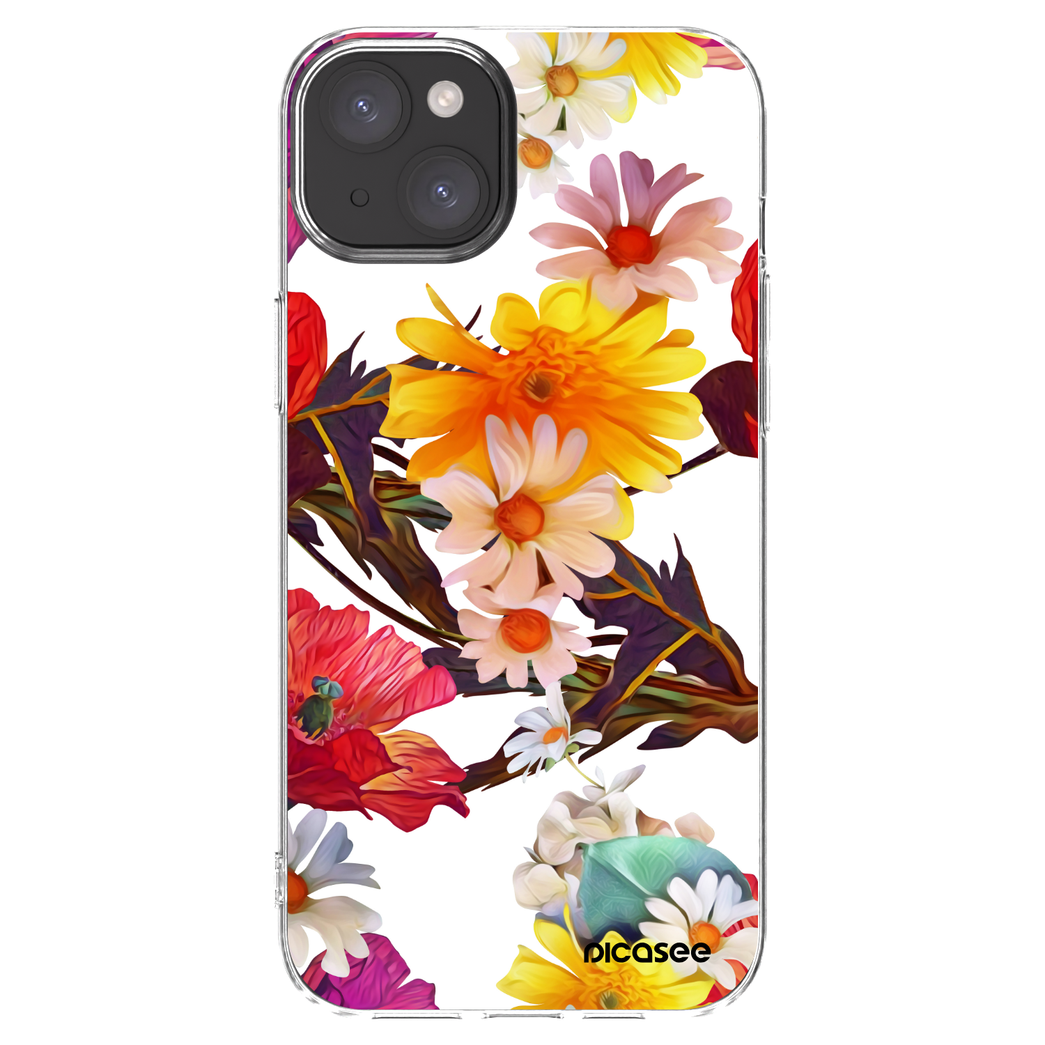 Picasee silikonový průhledný obal pro Apple iPhone 15 Plus - Meadow
