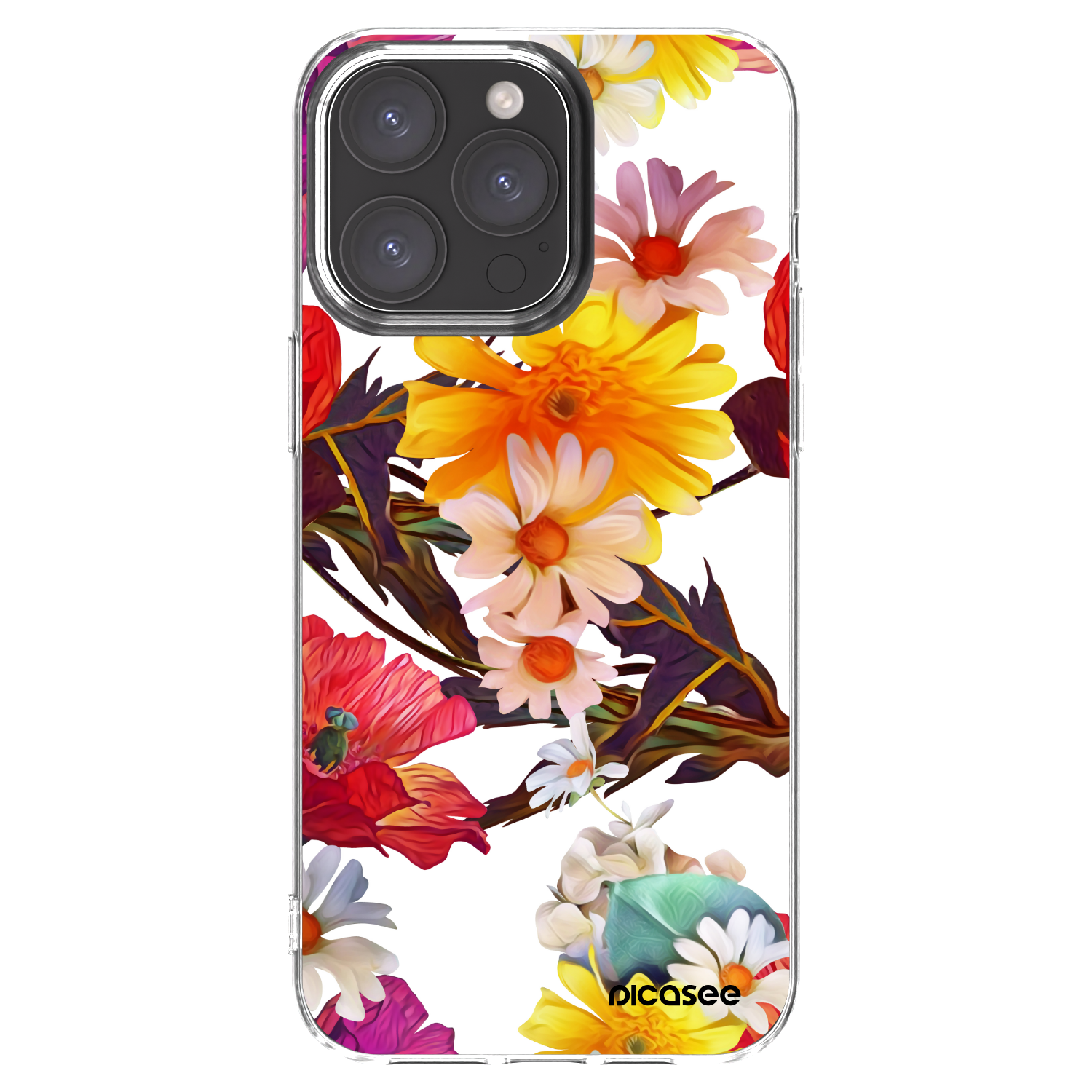 Picasee silikonový průhledný obal pro Apple iPhone 15 Pro Max - Meadow