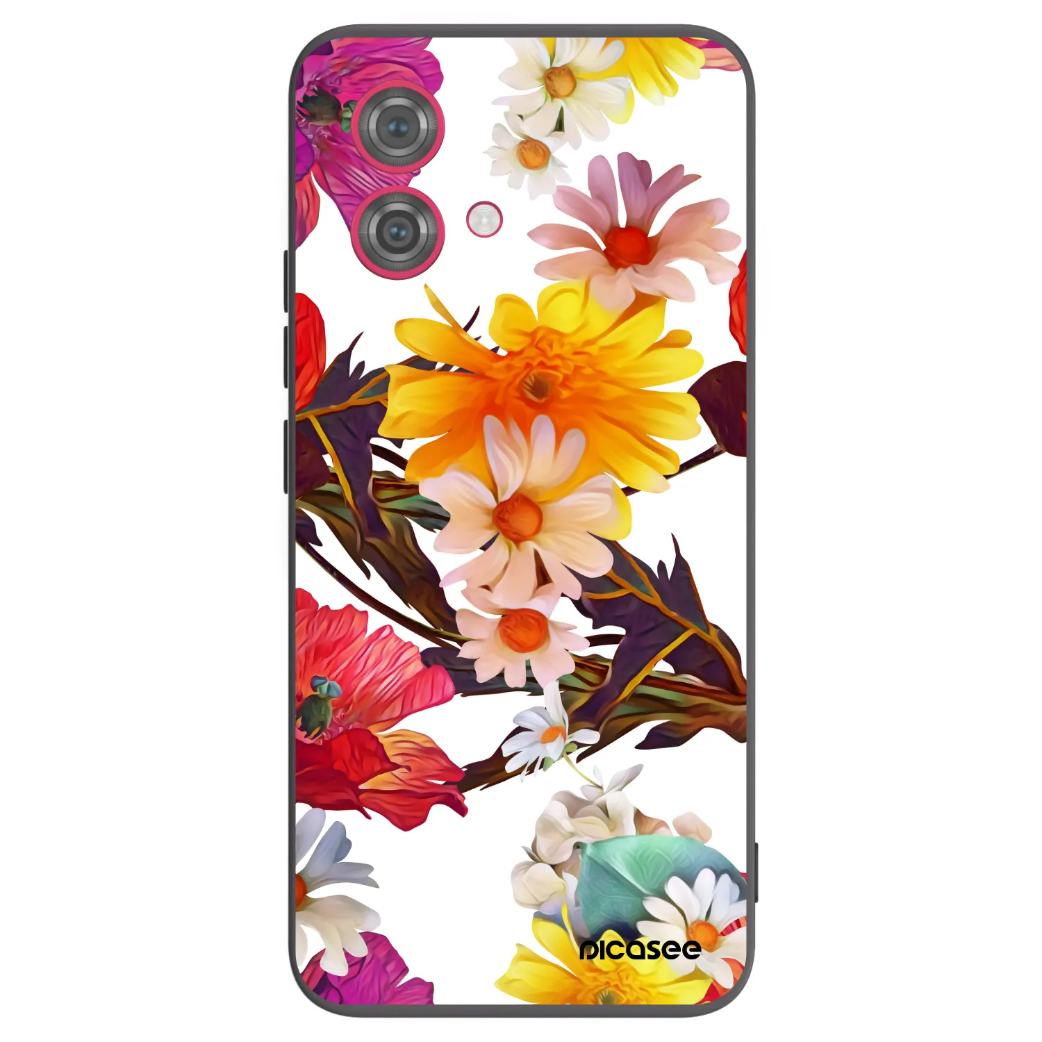 Picasee silikonový černý obal pro Motorola Moto G84 5G - Meadow