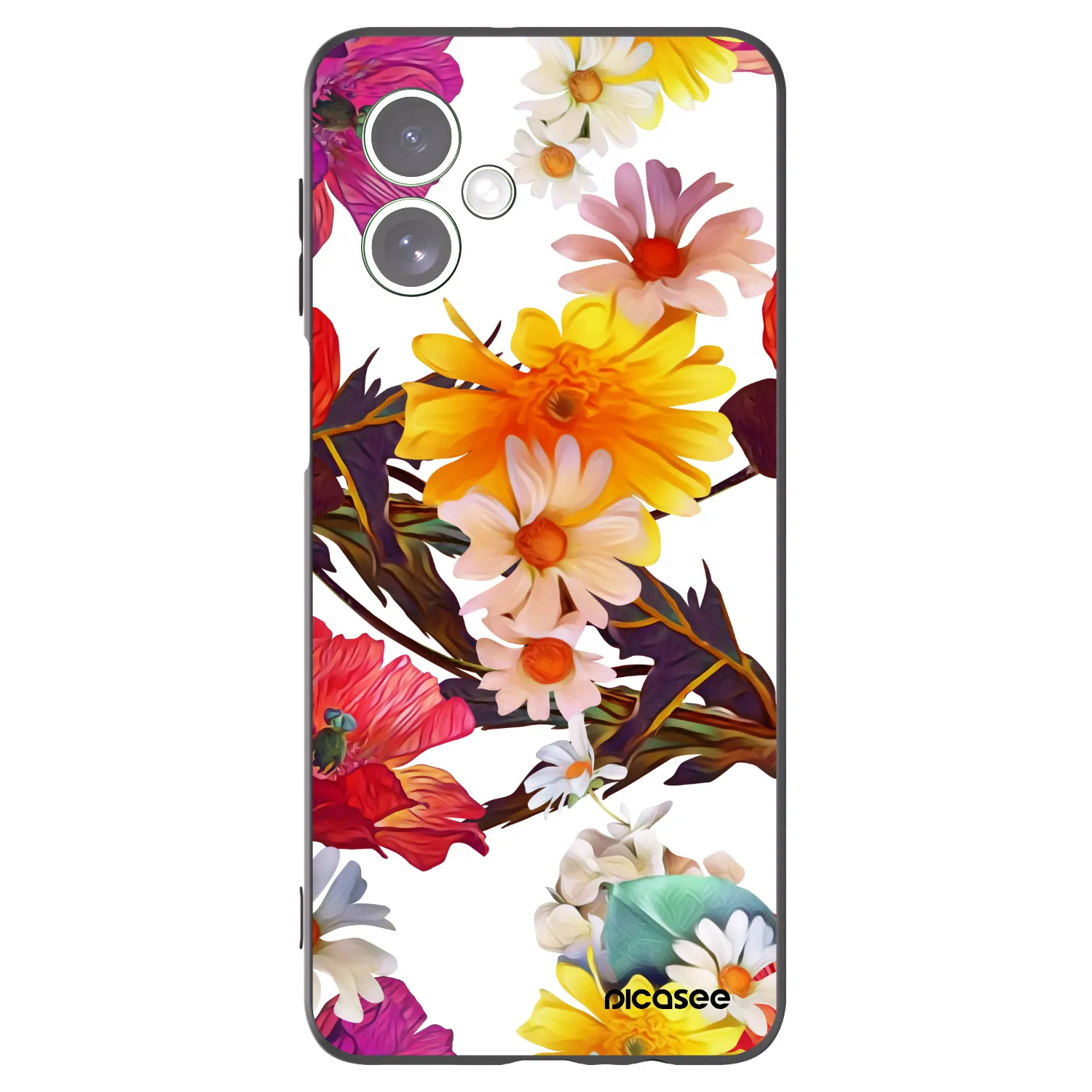 Picasee silikonový černý obal pro Motorola Moto G54 5G - Meadow