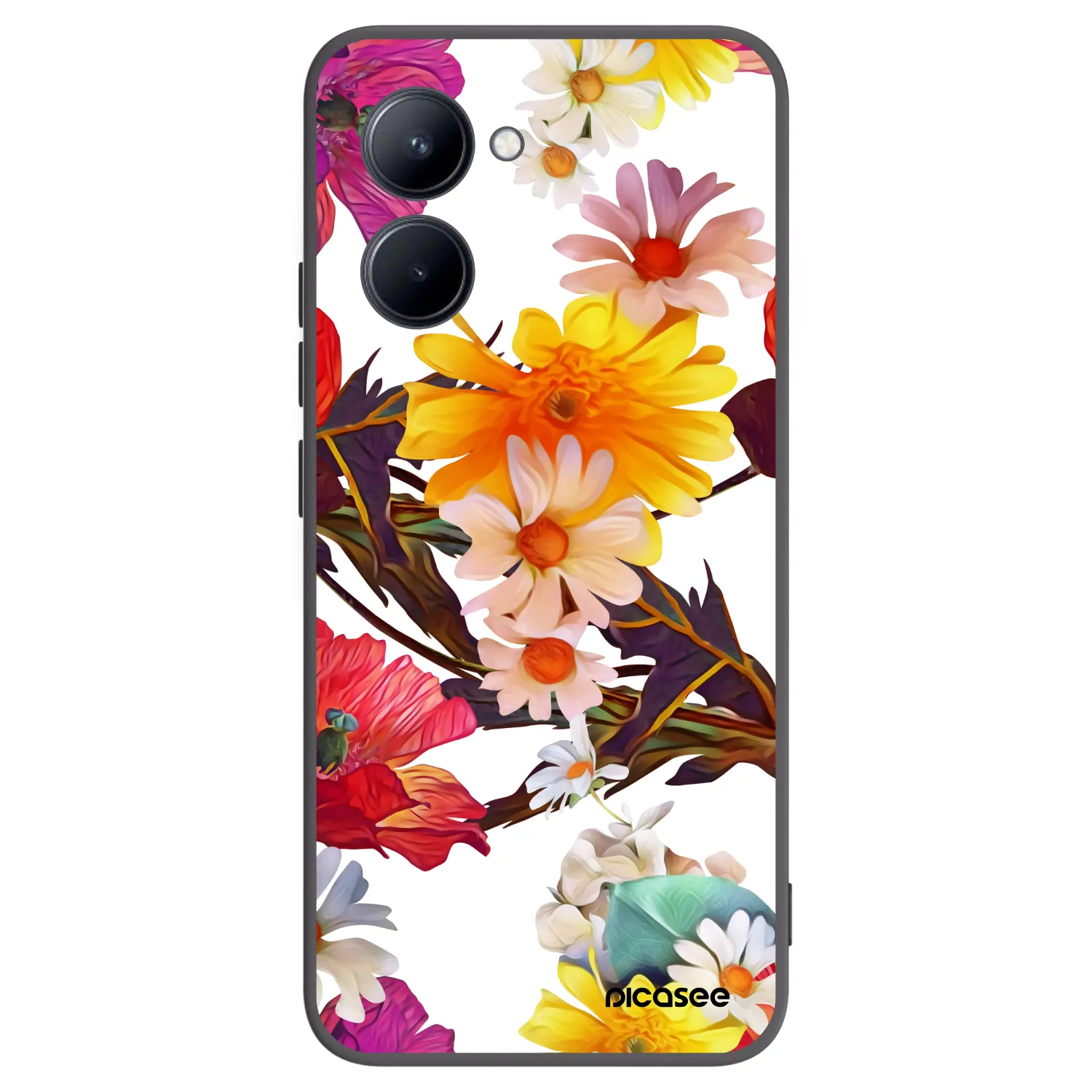 Picasee silikonový černý obal pro Realme C33 (2023) - Meadow