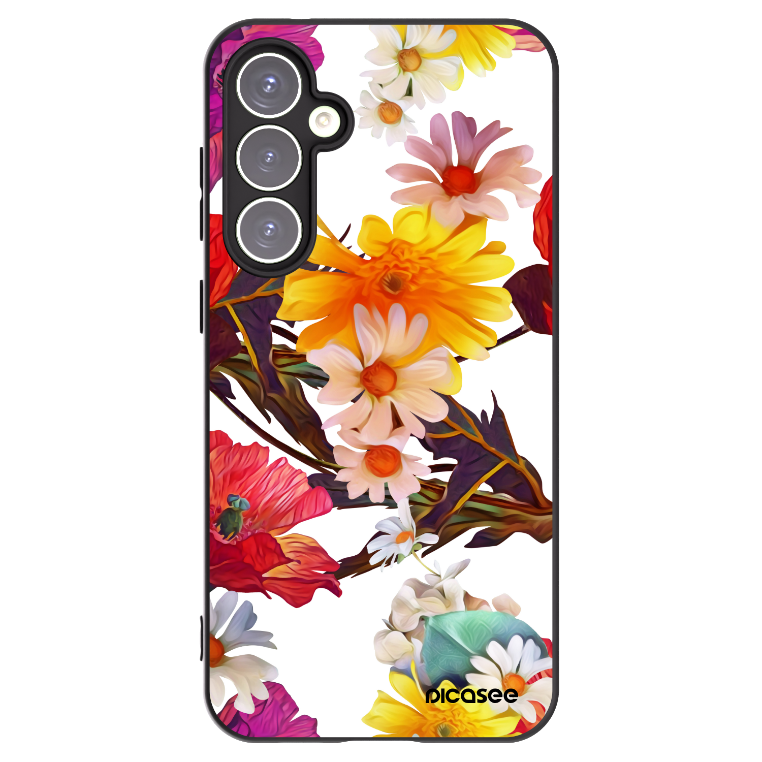 Picasee silikonový černý obal pro Samsung Galaxy S23 FE S711B - Meadow