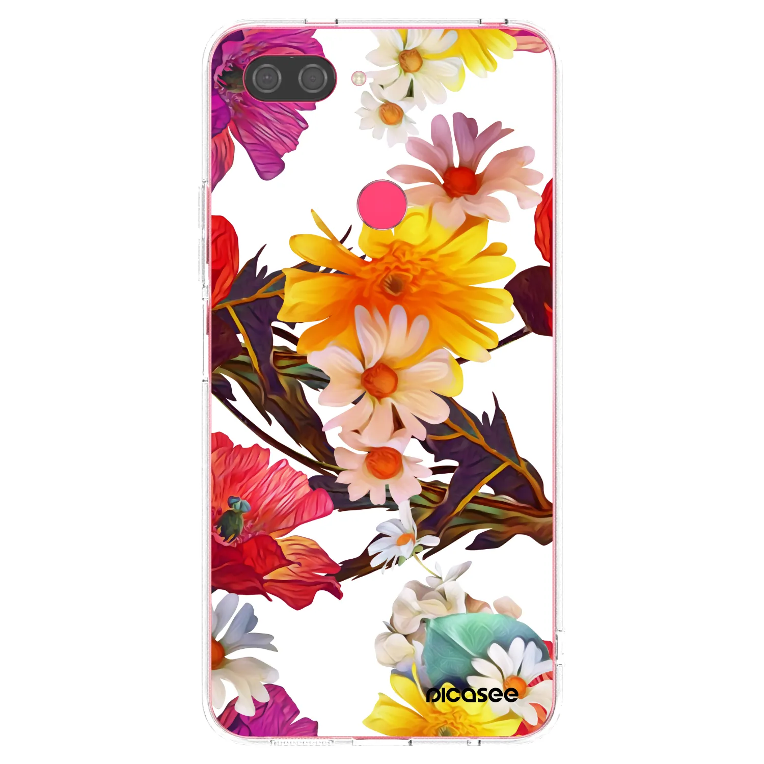 Picasee silikonový průhledný obal pro Xiaomi Mi 8 Lite - Meadow