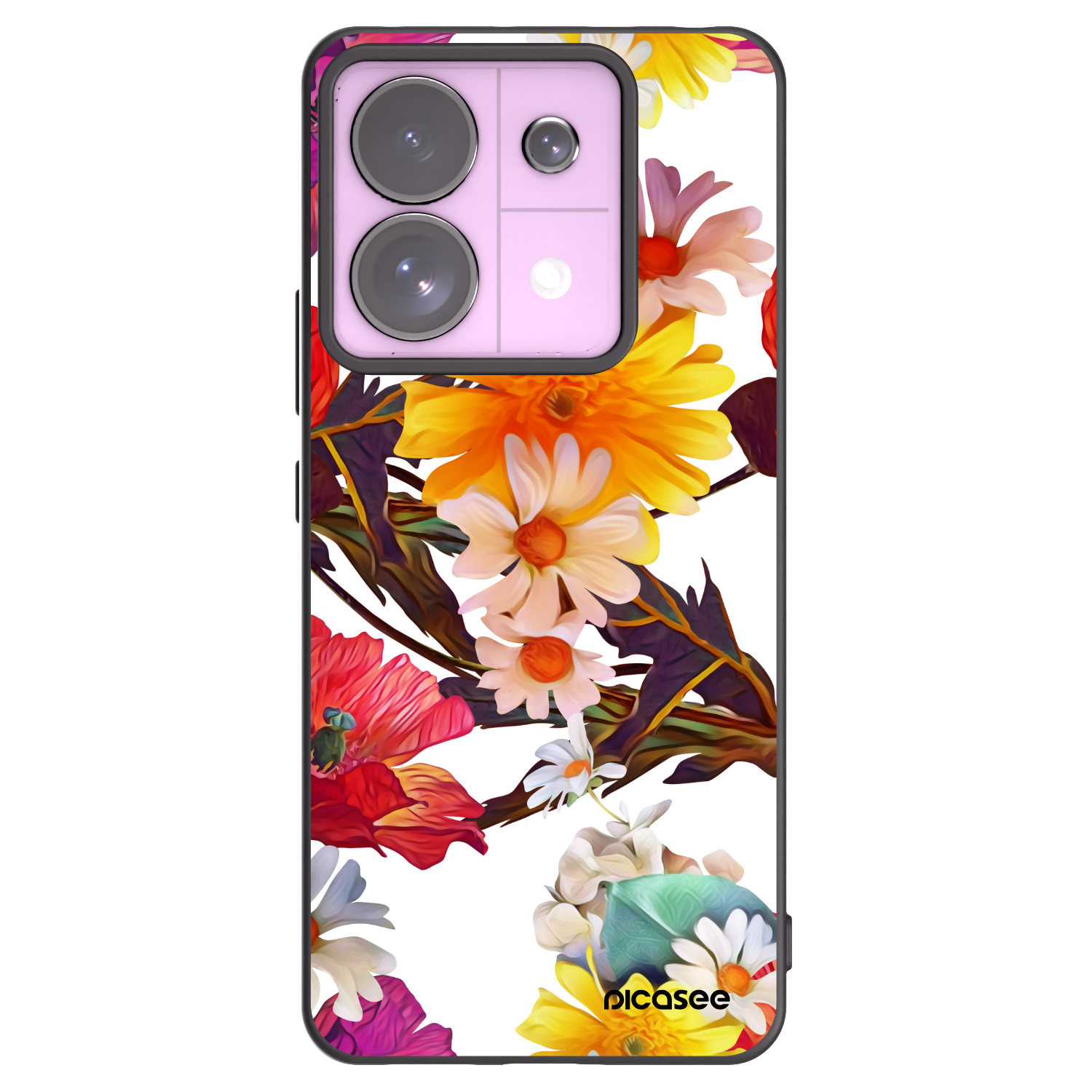 Picasee silikonový černý obal pro Xiaomi Redmi Note 13 Pro 5G - Meadow