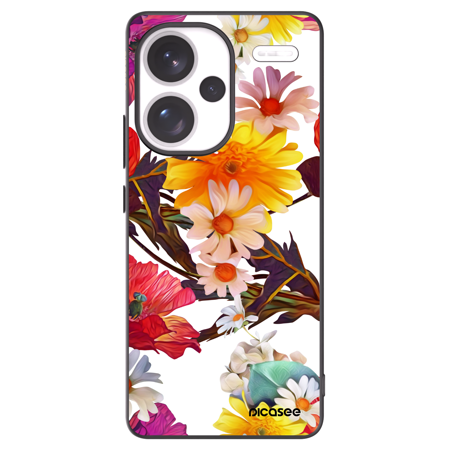 Picasee silikonový černý obal pro Xiaomi Redmi Note 13 Pro+ 5G - Meadow