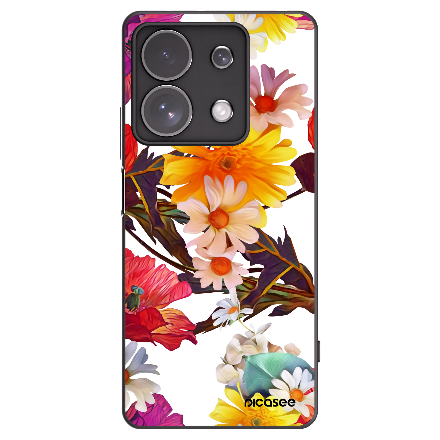Picasee silikonový černý obal pro Xiaomi Redmi Note 13 Pro 4G - Meadow