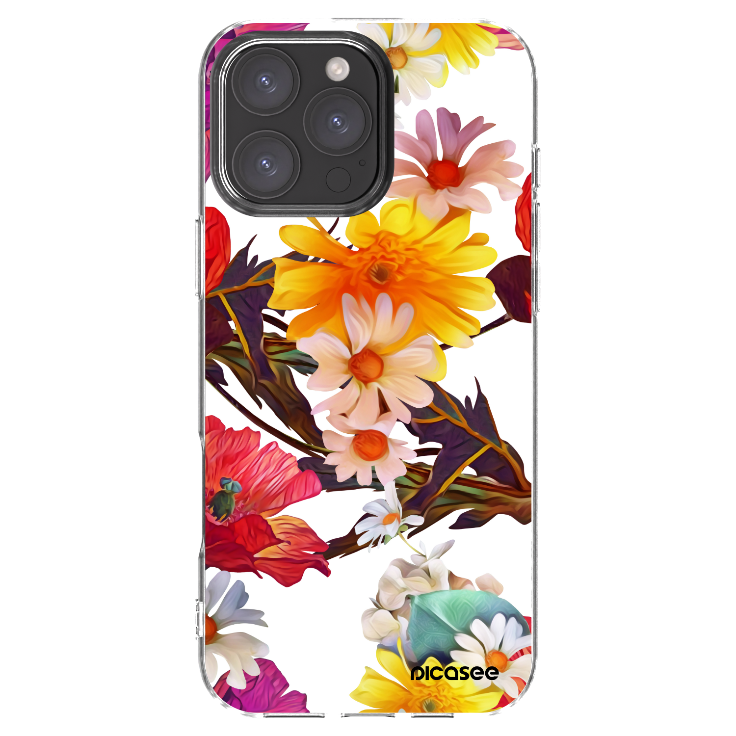 Picasee silikonový průhledný obal pro Apple iPhone 16 Pro Max - Meadow