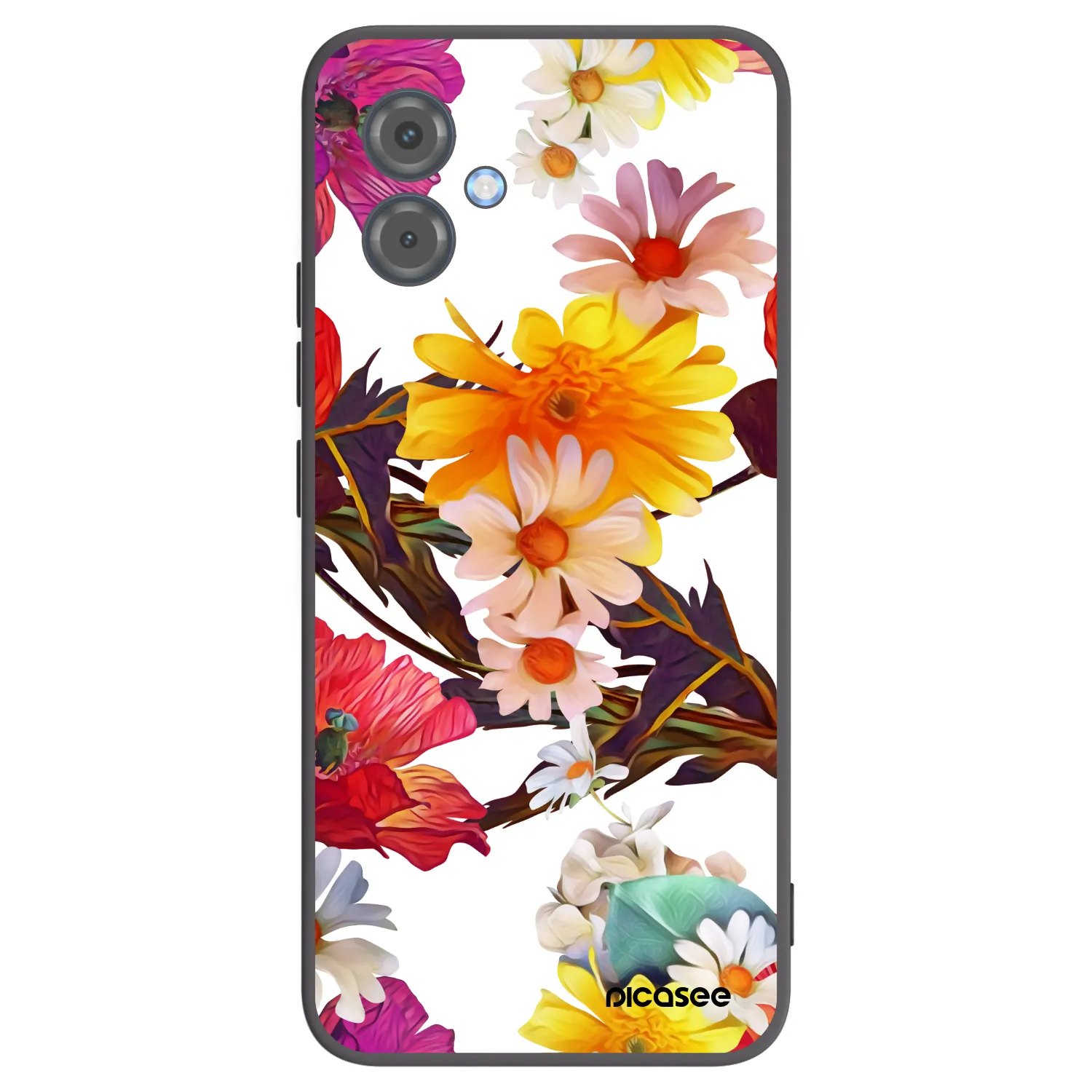 Picasee silikonový černý obal pro Motorola Moto G14 - Meadow