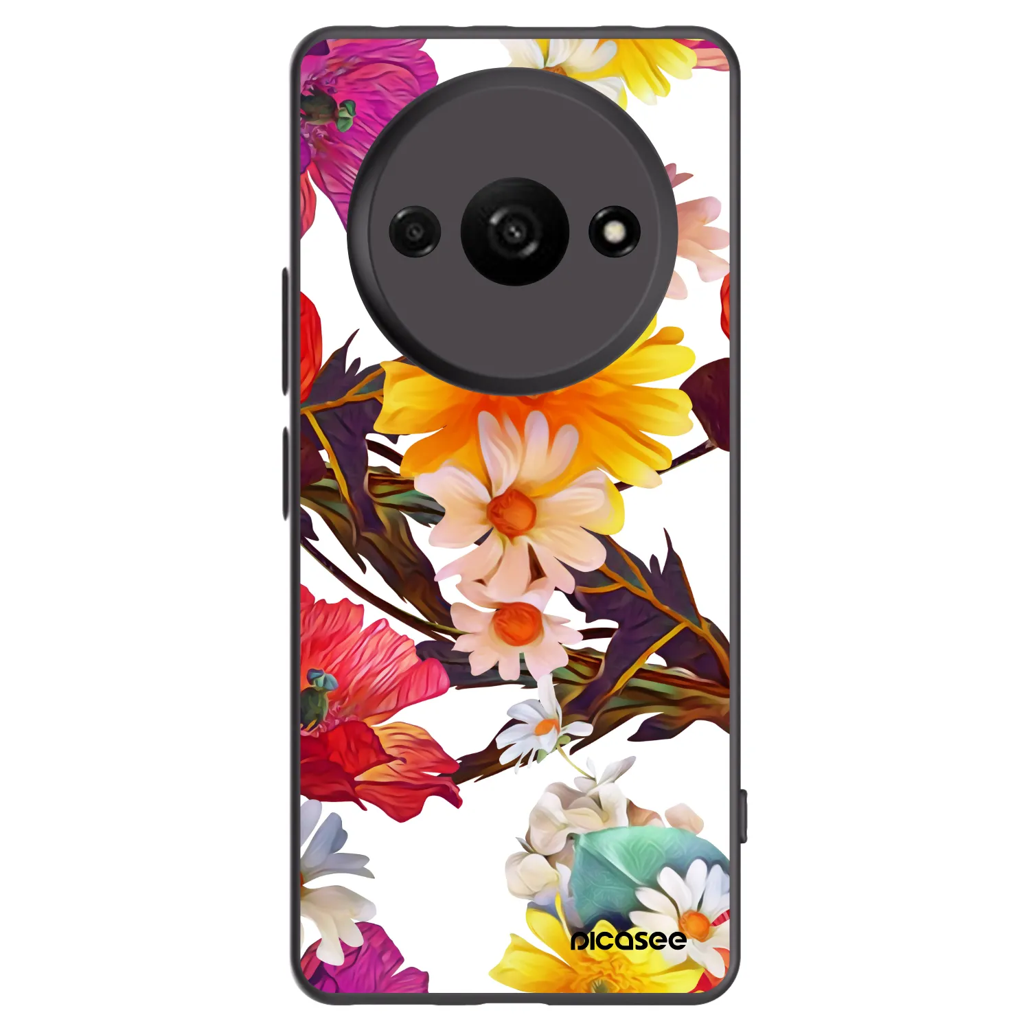 Picasee silikonový černý obal pro Xiaomi Redmi A3 - Meadow