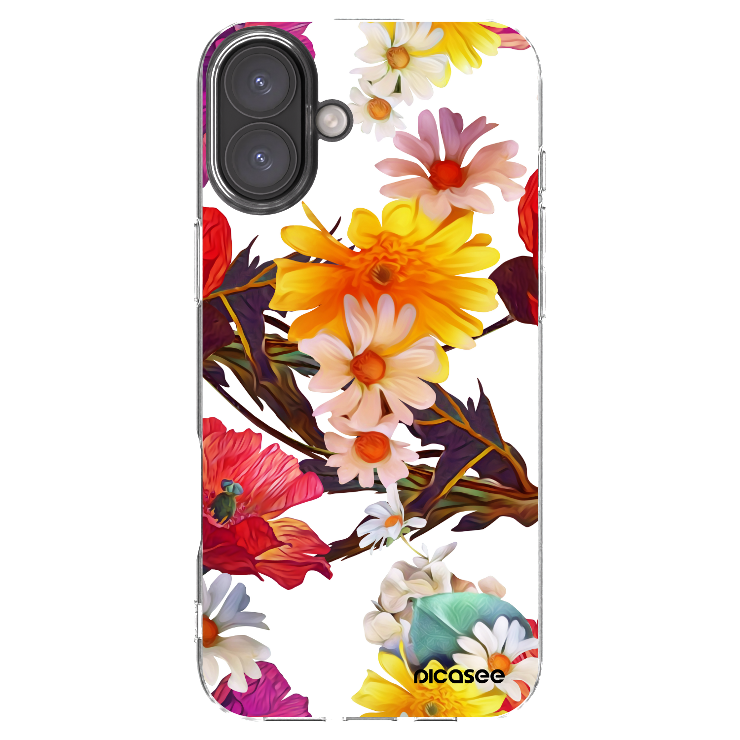 Picasee silikonový průhledný obal pro Apple iPhone 16 Plus - Meadow