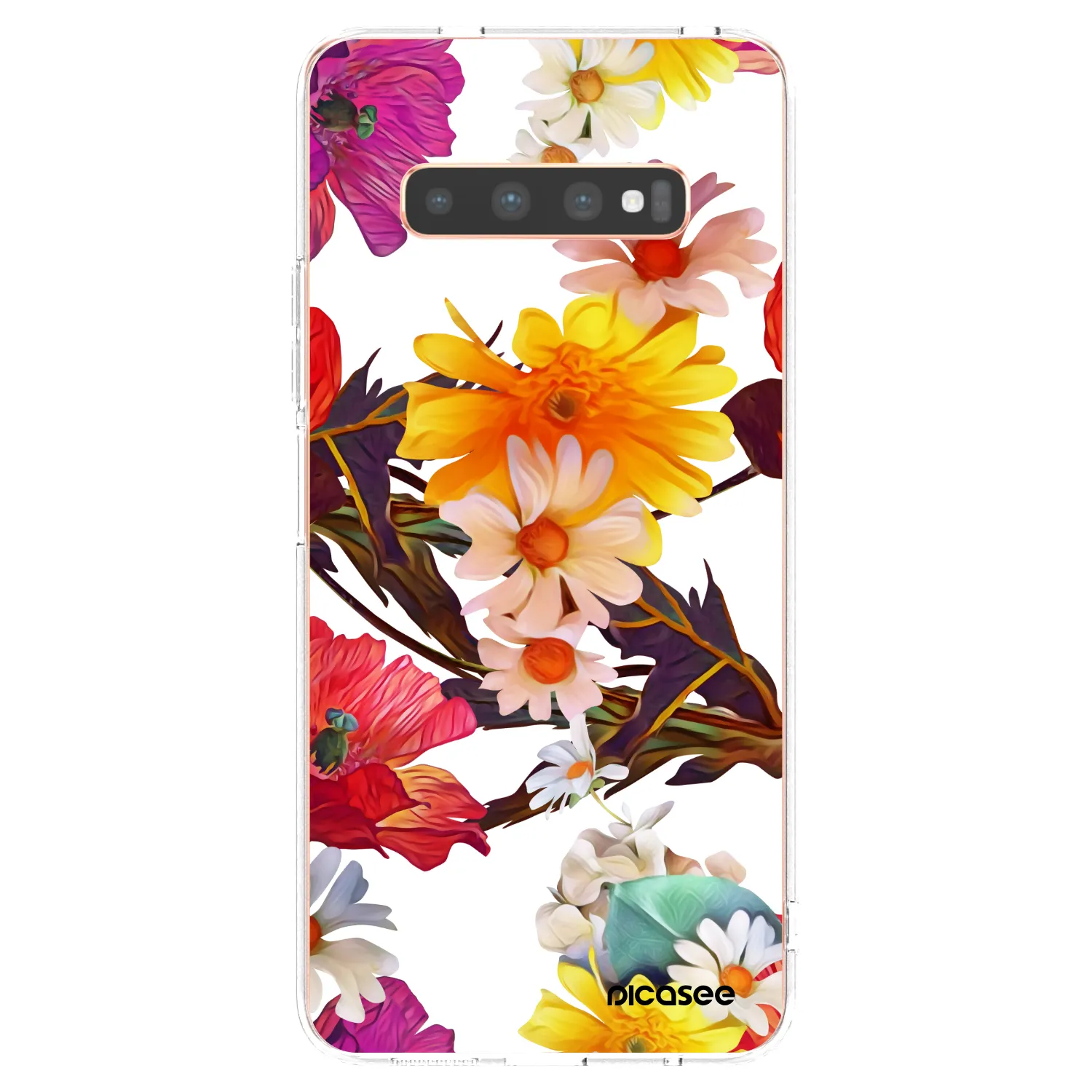 Picasee silikonový průhledný obal pro Samsung Galaxy S10 Plus G975 - Meadow
