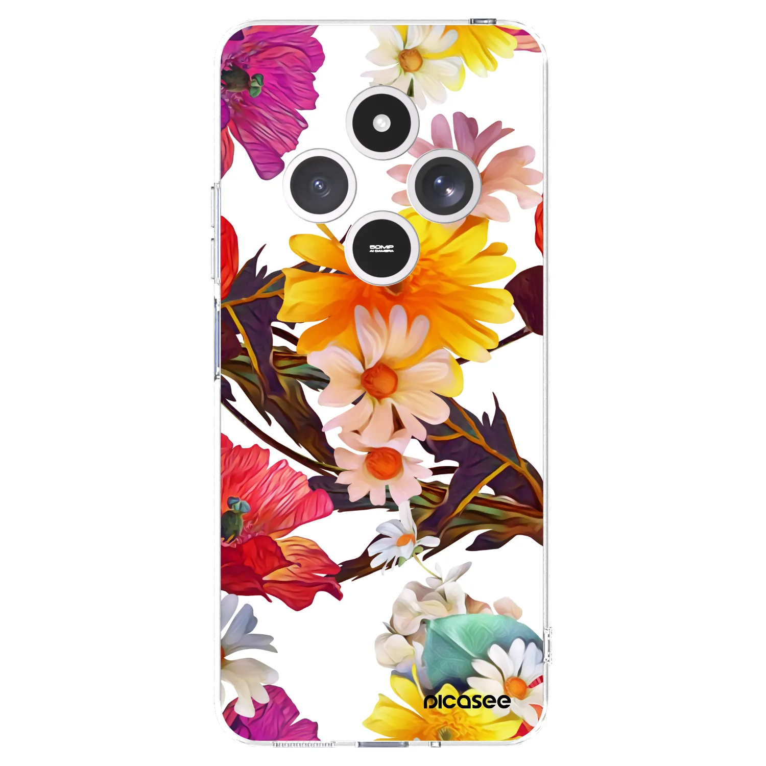 Picasee silikonový průhledný obal pro Xiaomi Redmi 14C - Meadow