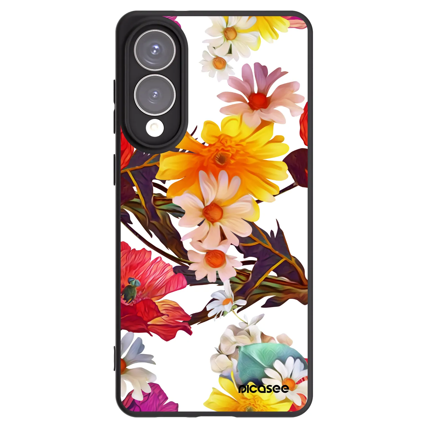 Picasee silikonový černý obal pro Samsung Galaxy S25 Edge 5G - Meadow