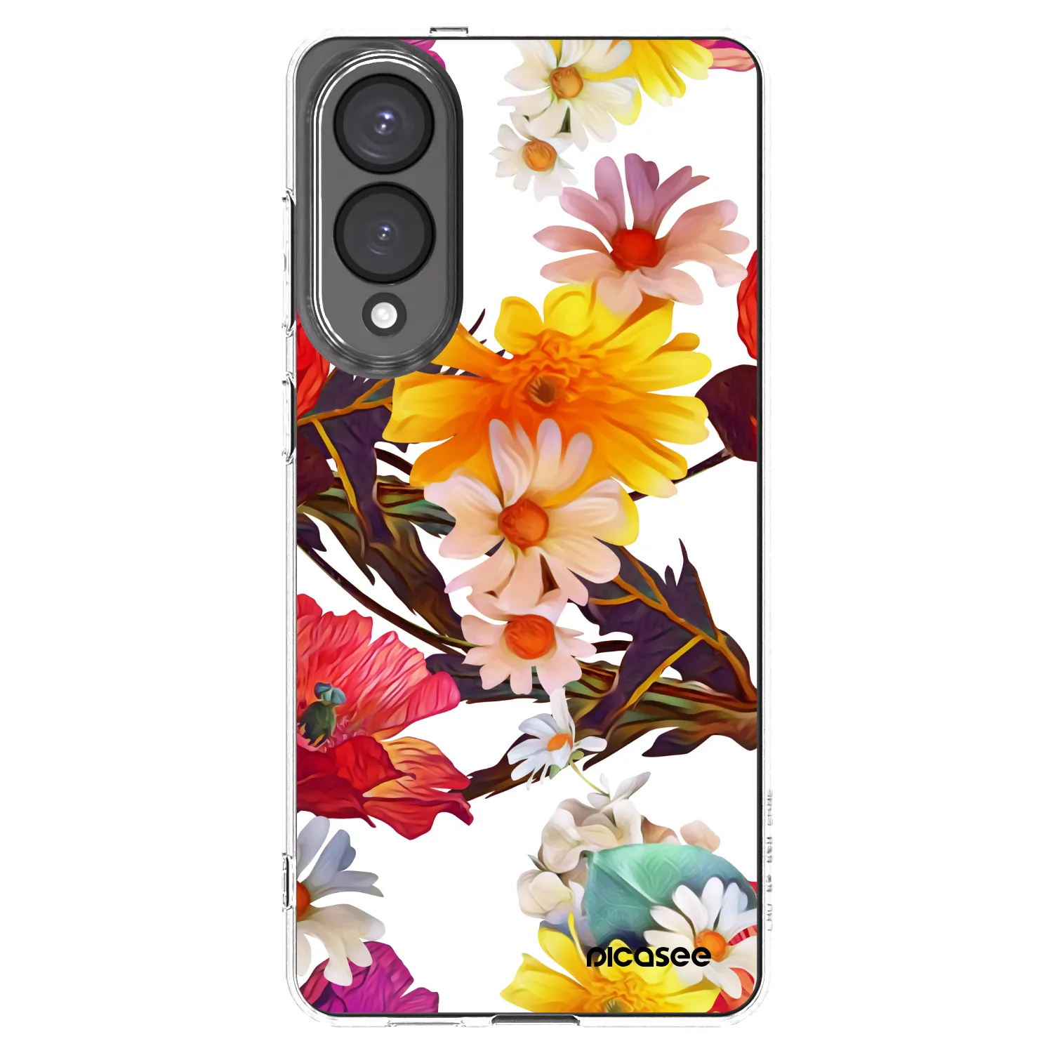 Picasee silikonový průhledný obal pro Samsung Galaxy S25 Edge 5G - Meadow