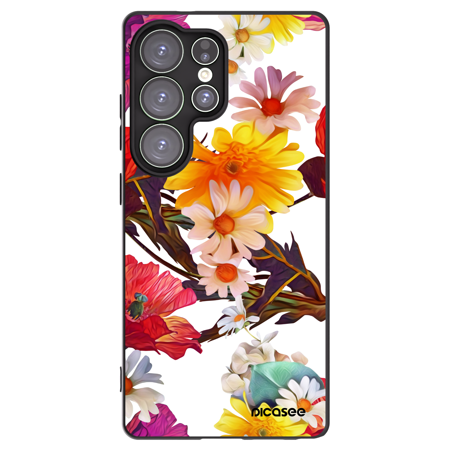 Picasee silikonový černý obal pro Samsung Galaxy S25 Ultra 5G - Meadow