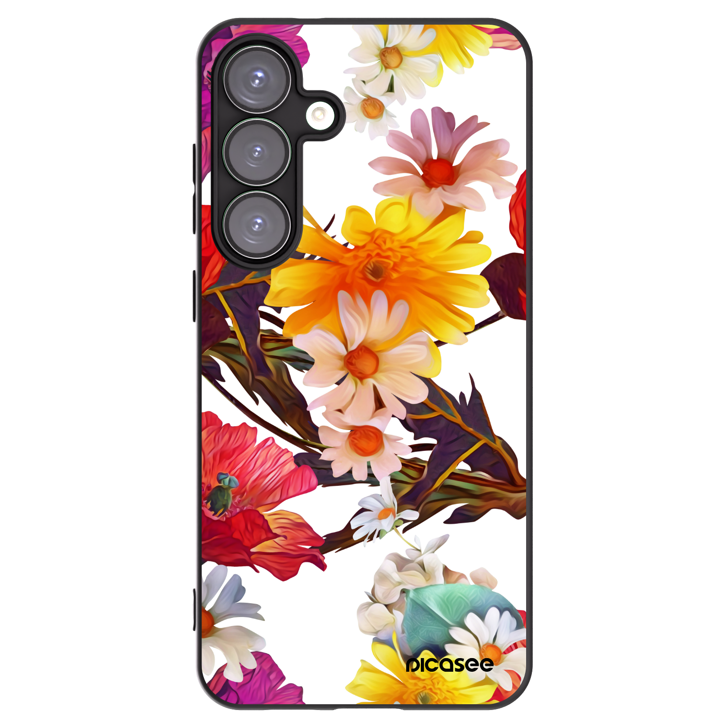 Picasee silikonový černý obal pro Samsung Galaxy S25+ 5G - Meadow