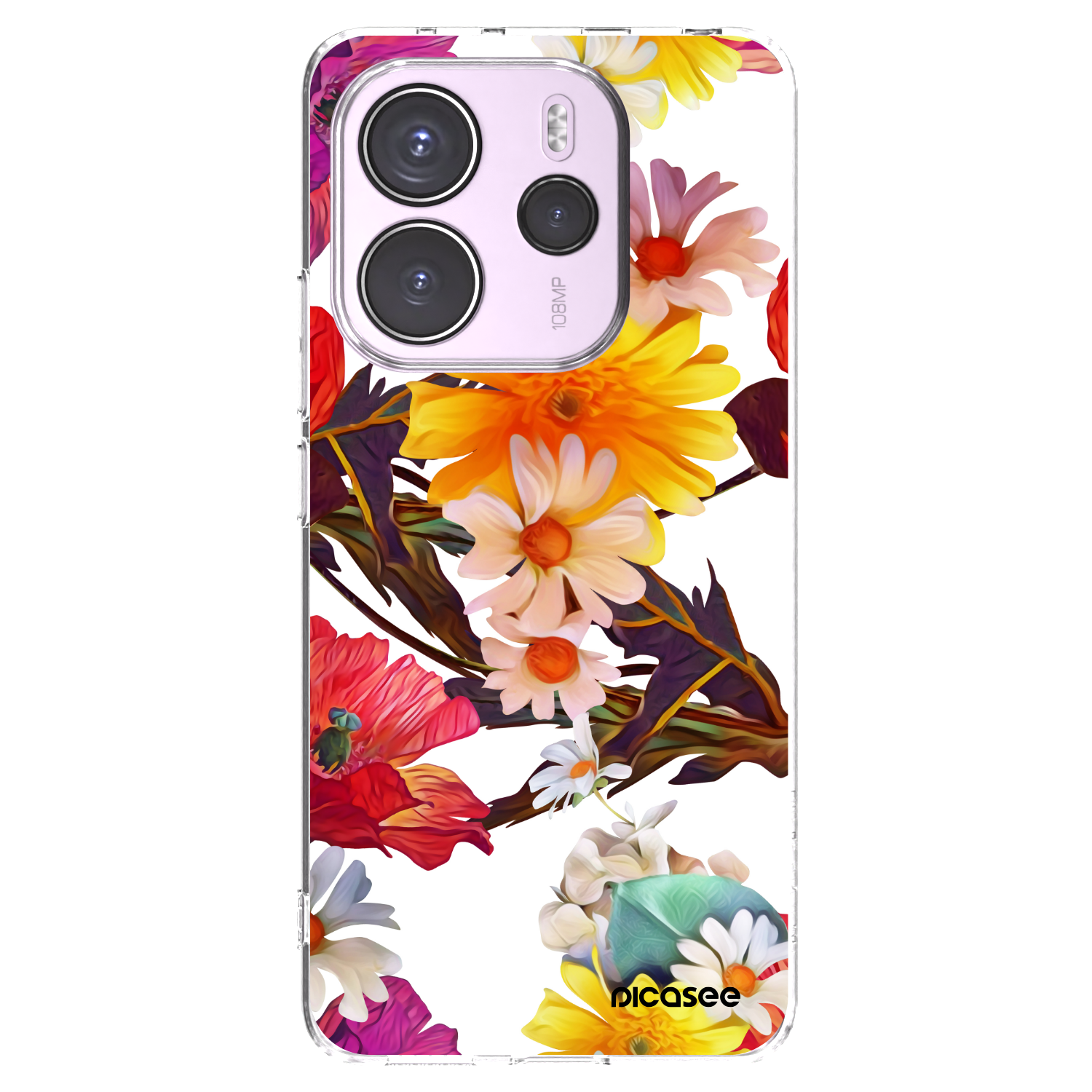 Picasee silikonový průhledný obal pro Xiaomi Redmi Note 14 4G - Meadow