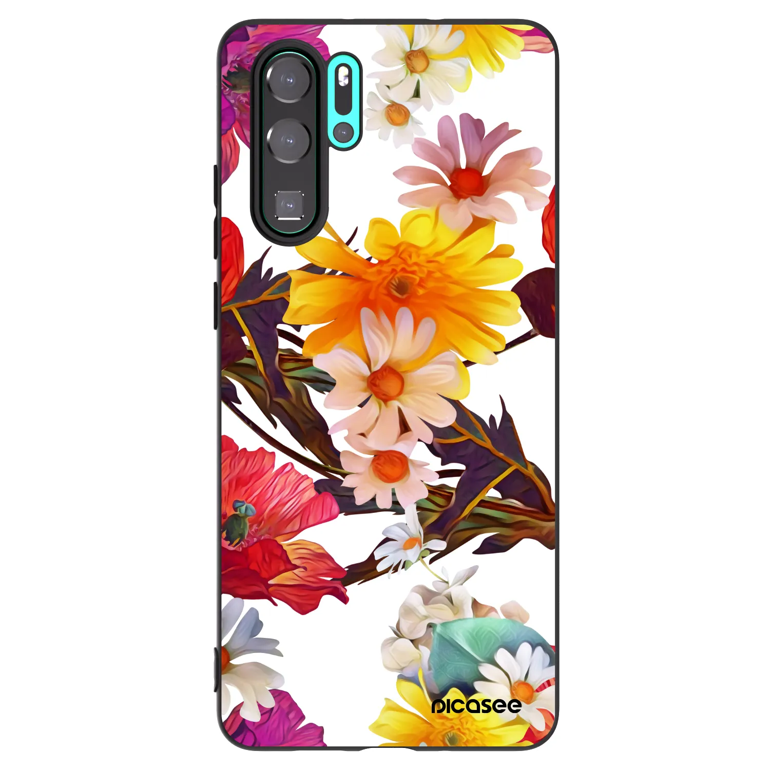 Picasee silikonový černý obal pro Huawei P30 Pro - Meadow