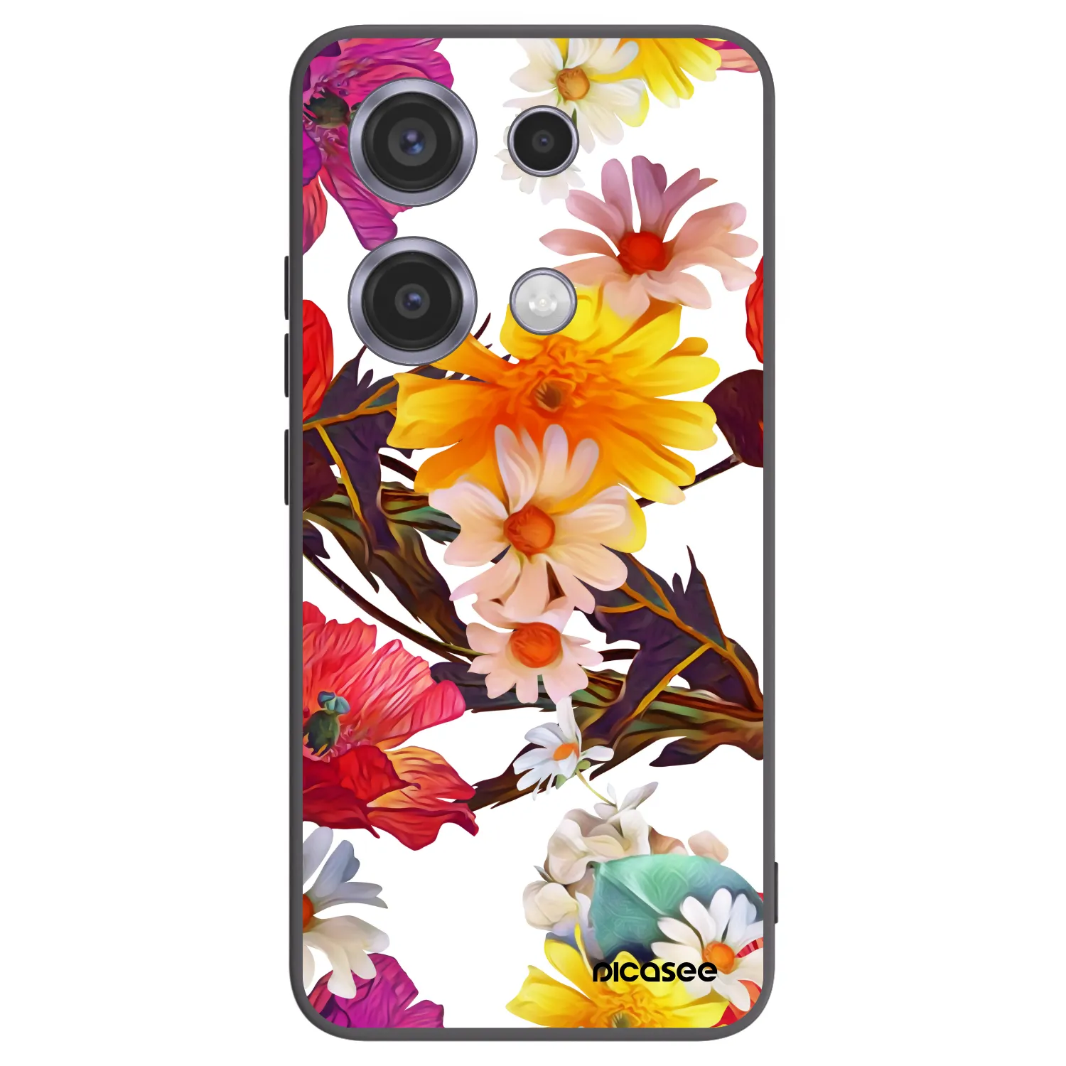 Picasee silikonový černý obal pro Xiaomi Redmi Note 14S - Meadow