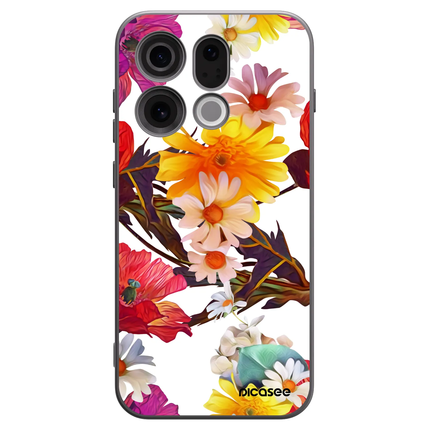 Picasee silikonový černý obal pro OPPO Find X9 - Meadow