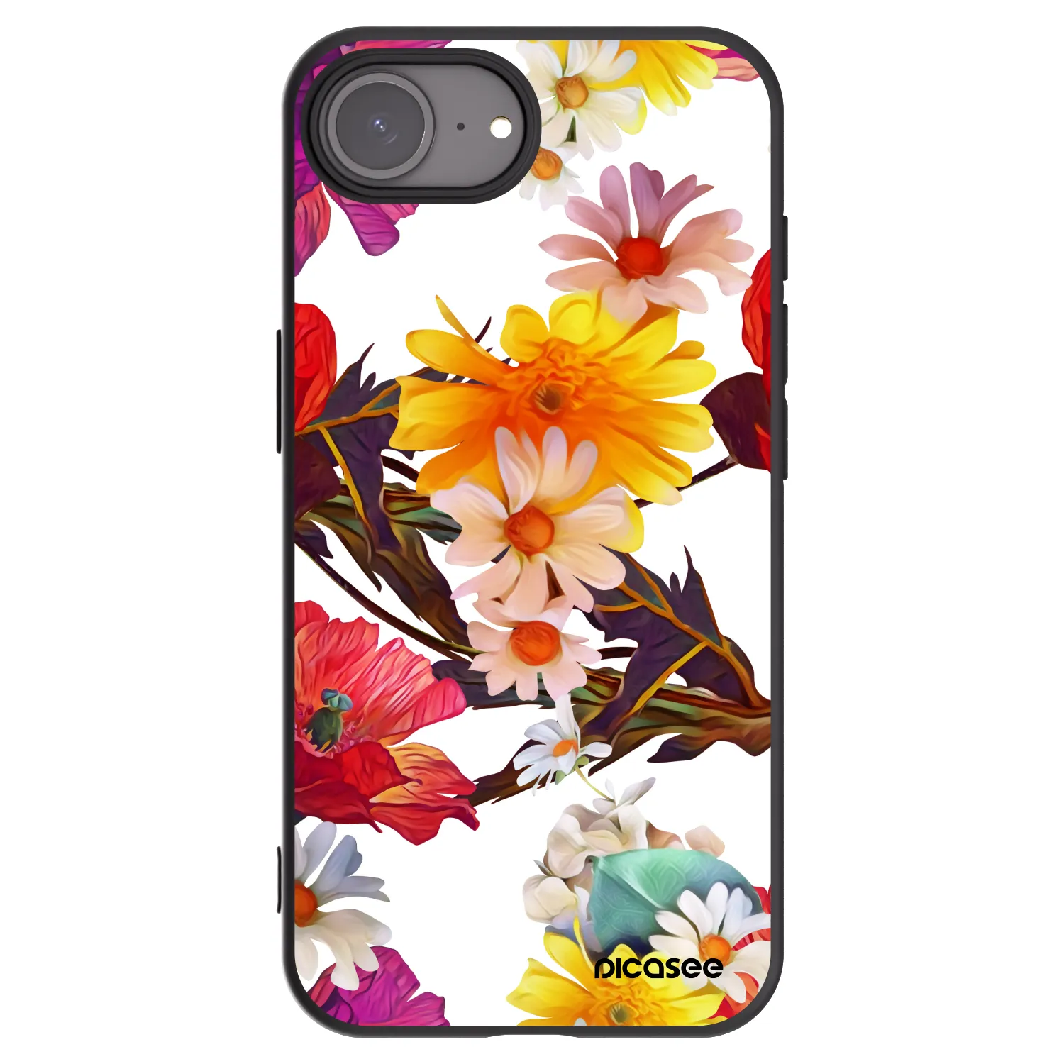 Picasee silikonový černý obal pro Apple iPhone 17e - Meadow