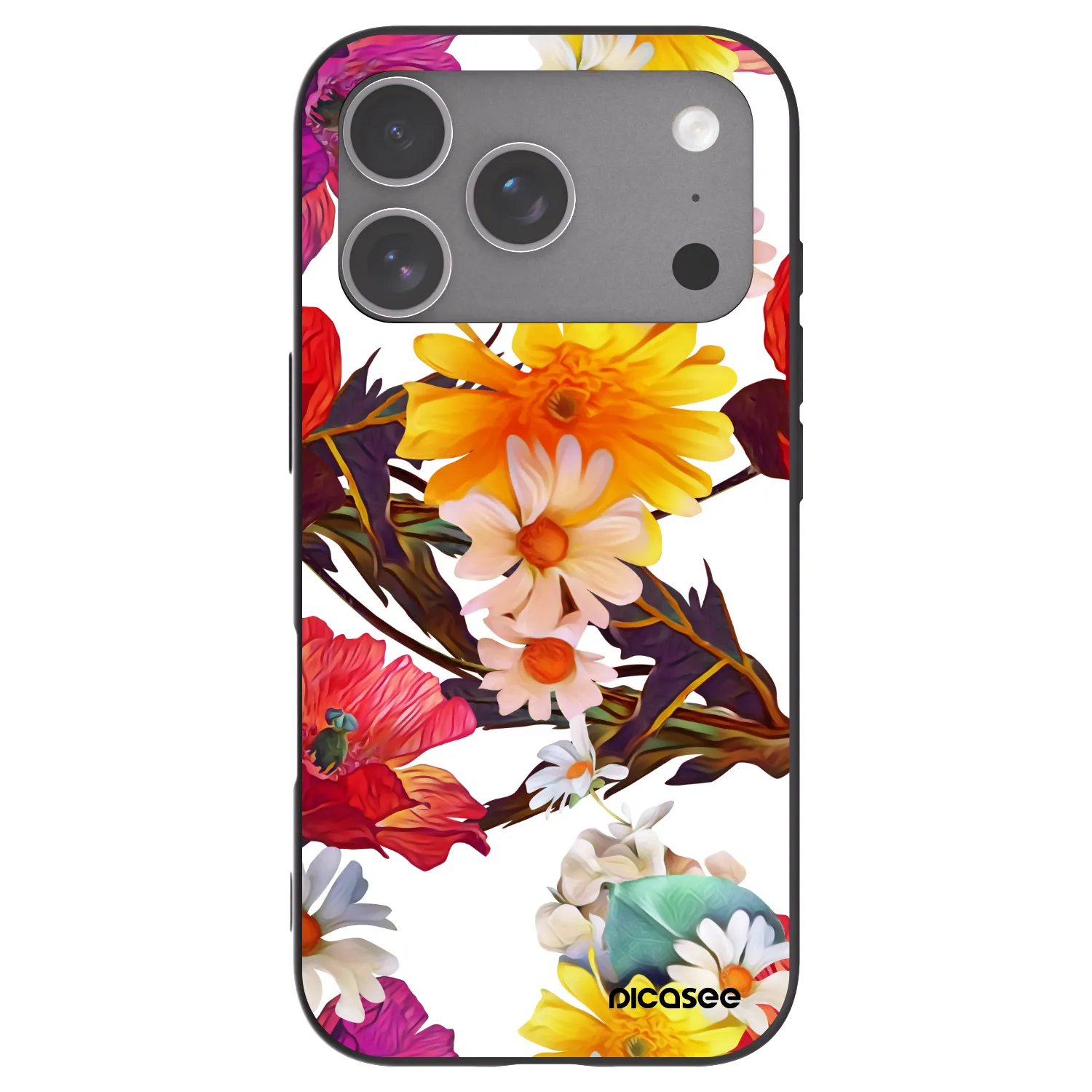 Picasee silikonový černý obal pro Apple iPhone 18 Pro - Meadow
