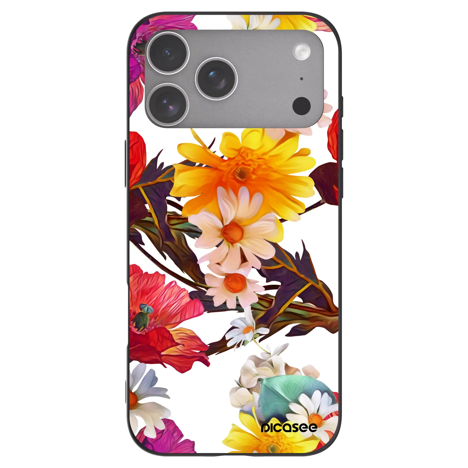 Picasee silikonový černý obal pro Apple iPhone 18 Pro Max - Meadow