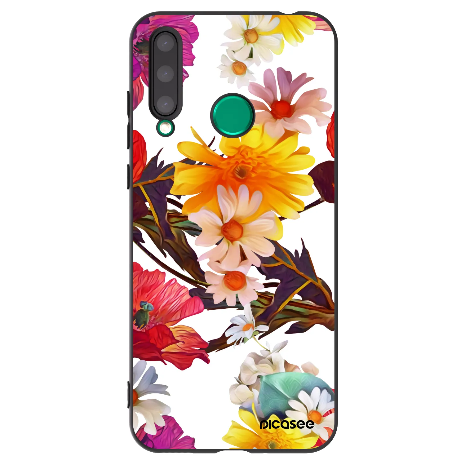 Picasee silikonový černý obal pro Honor 20 Lite - Meadow
