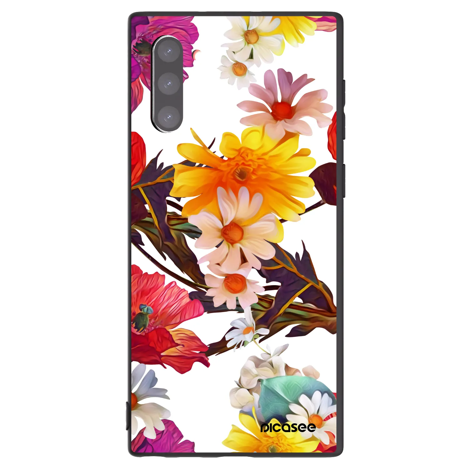 Picasee silikonový černý obal pro Samsung Galaxy Note 10 N970F - Meadow