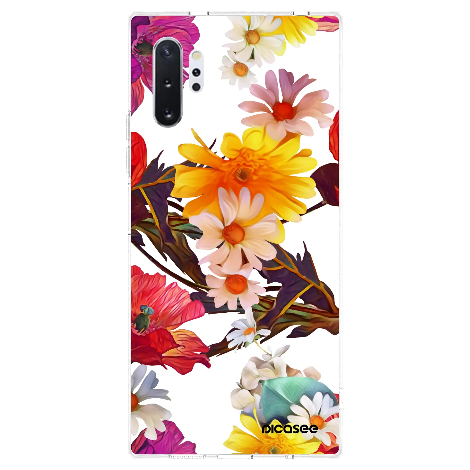 Picasee silikonový průhledný obal pro Samsung Galaxy Note 10+ N975F - Meadow