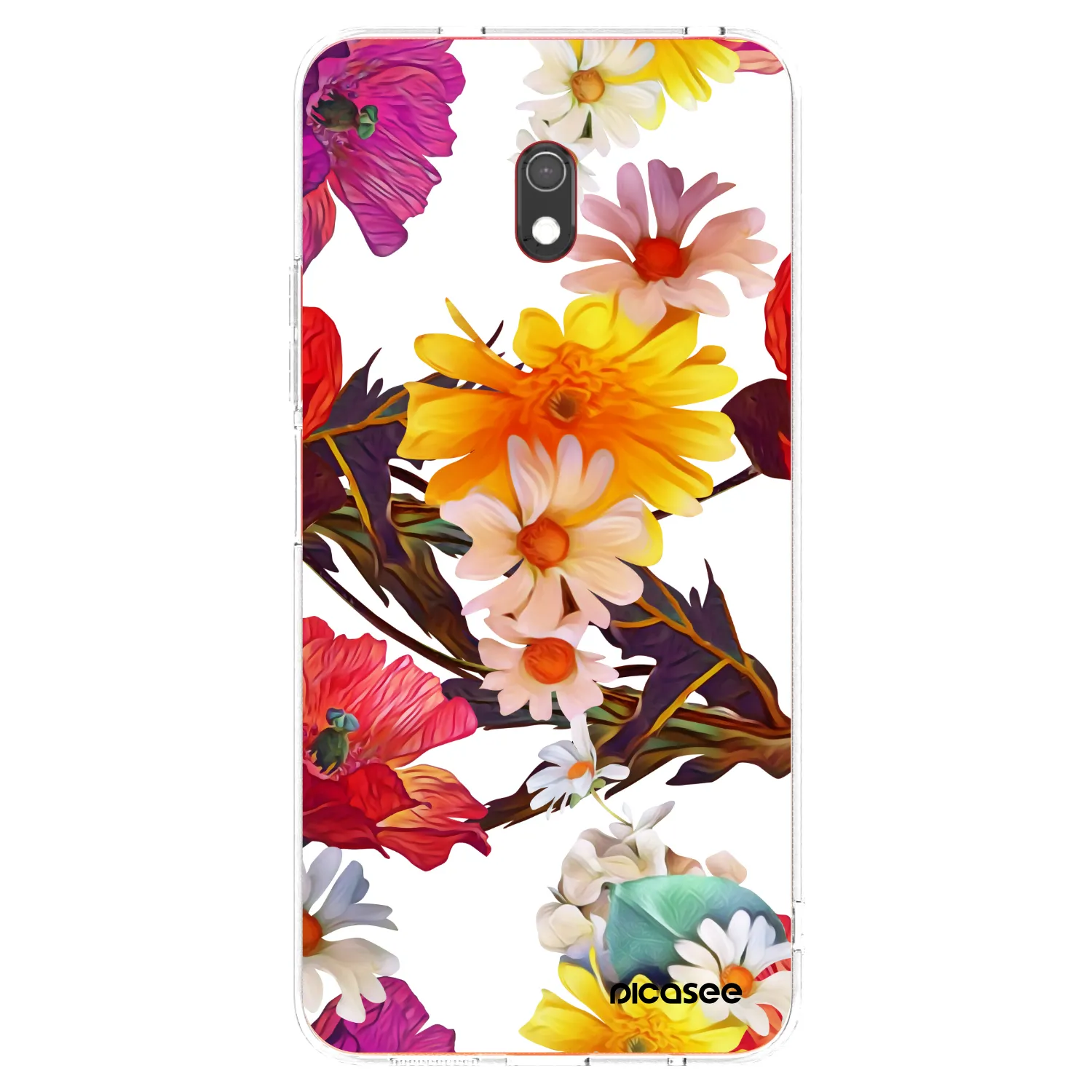 Picasee silikonový průhledný obal pro Xiaomi Redmi 8A - Meadow
