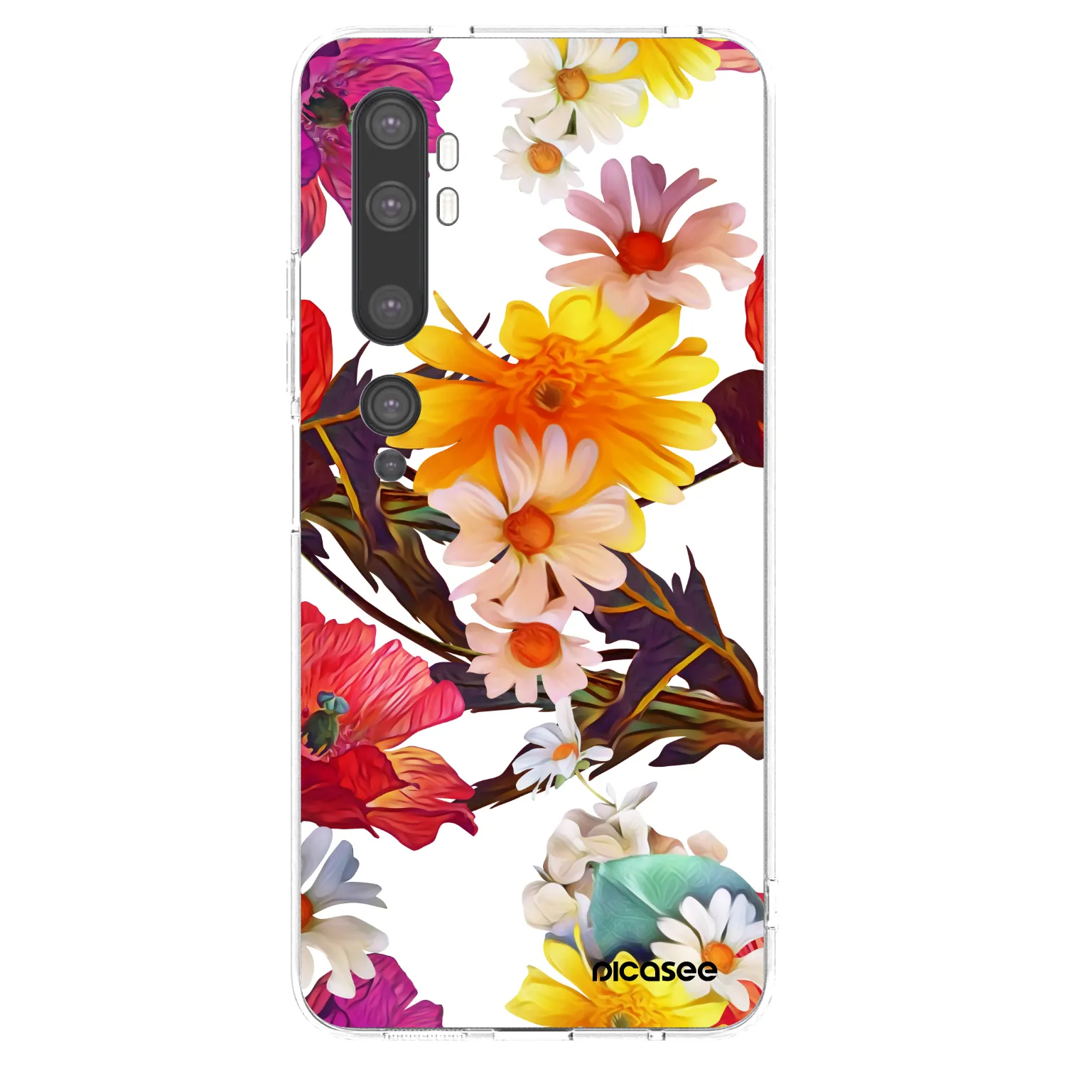 Picasee silikonový průhledný obal pro Xiaomi Mi Note 10 (Pro) - Meadow