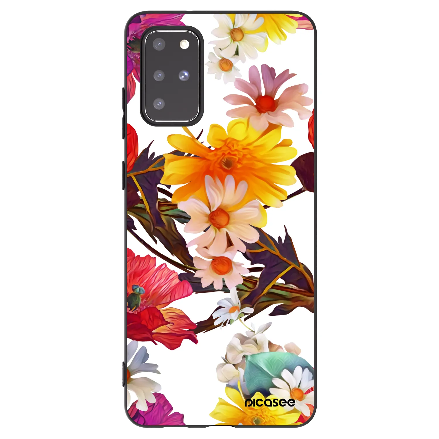 Picasee silikonový černý obal pro Samsung Galaxy S20+ G985F - Meadow